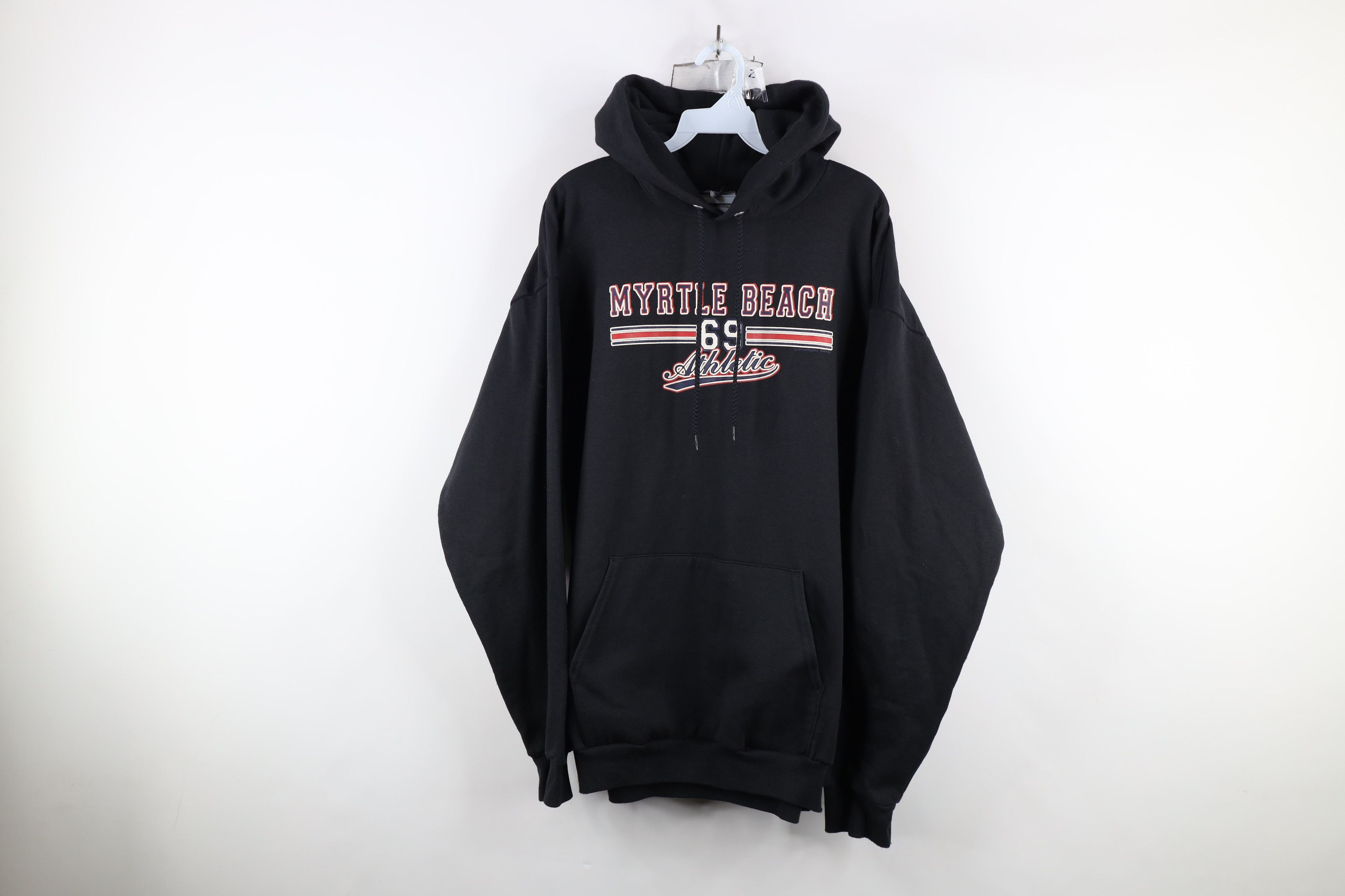 Vintage Vintage 90s Streetwear Myrtle Athletic Hoodie Sweatshirt Size US XL / EU 56 / 4 - 1 Thumbnail