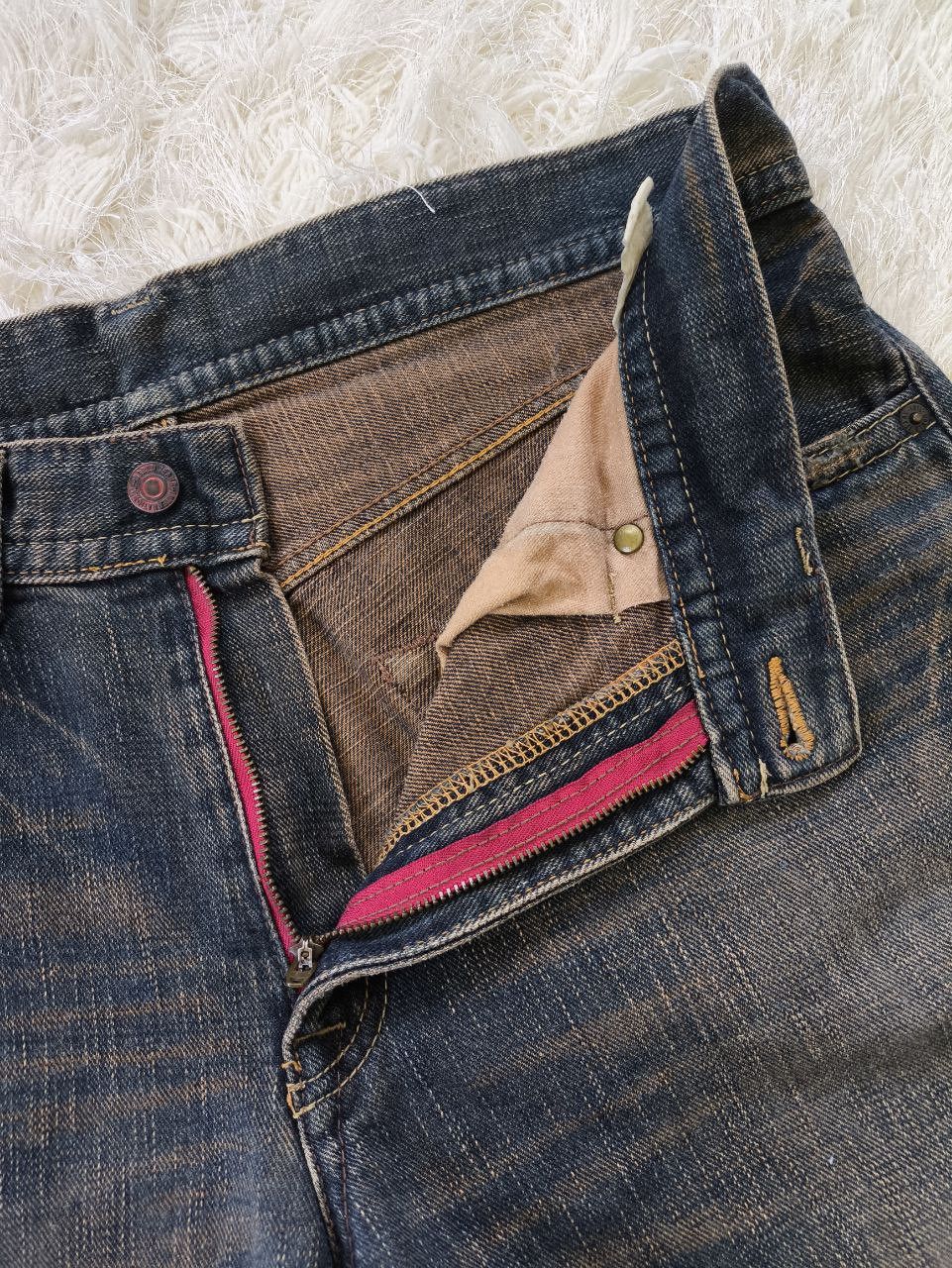 Big John GL HEART by Big John Flared Faded Gold Clawmark Denim Jeans Size US 36 / EU 52 - 11 Thumbnail