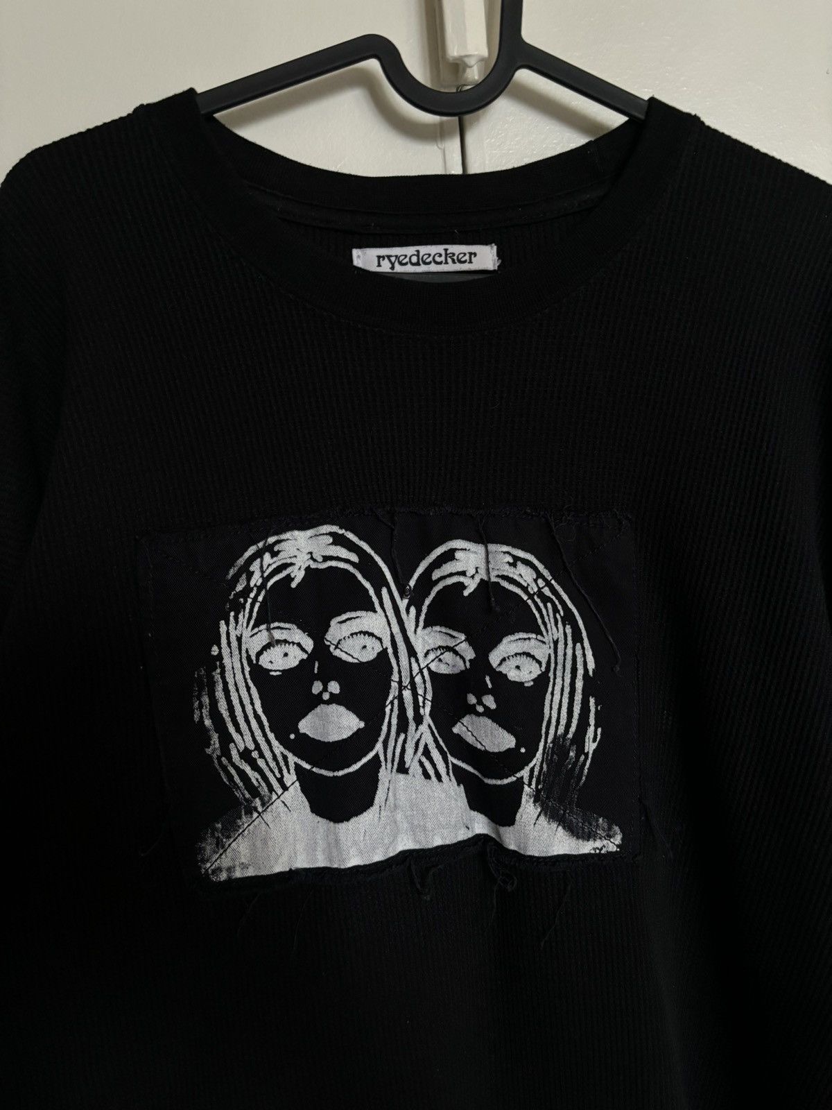 Rye Decker Rye Decker Waffle Knit “Faces” Sweater Size US M / EU 48-50 / 2 - 2 Thumbnail