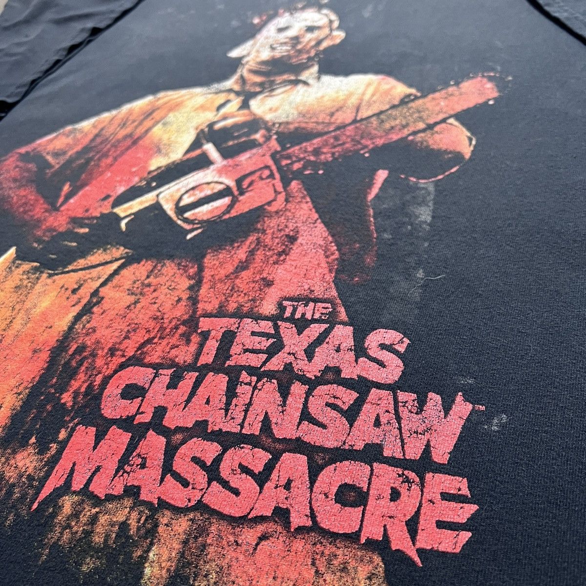 Expert Horror Y2K The Texas Chain Saw Massacre Movie Tee 2XL Faded Size US XXL / EU 58 / 5 - 7 Thumbnail