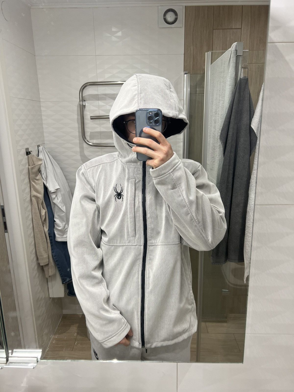 Spyder Spyder corduroy striped gorpcore light jacket hoodie fleece Size US L / EU 52-54 / 3 - 6 Thumbnail