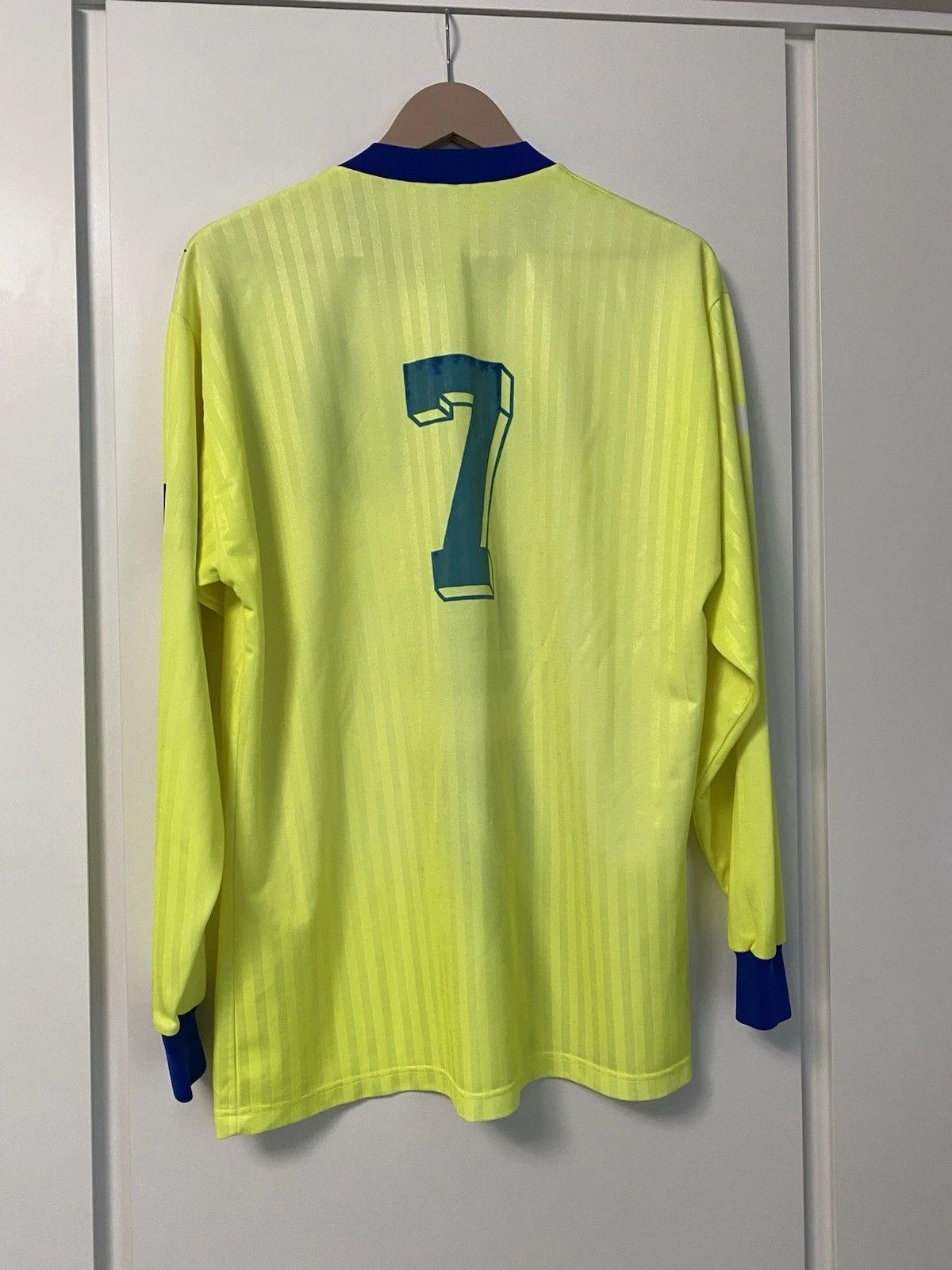 Vintage Vintage 1990s Erima Soccer Football Jersey Long Sleeve Bloke Size US XL / EU 56 / 4 - 5 Thumbnail
