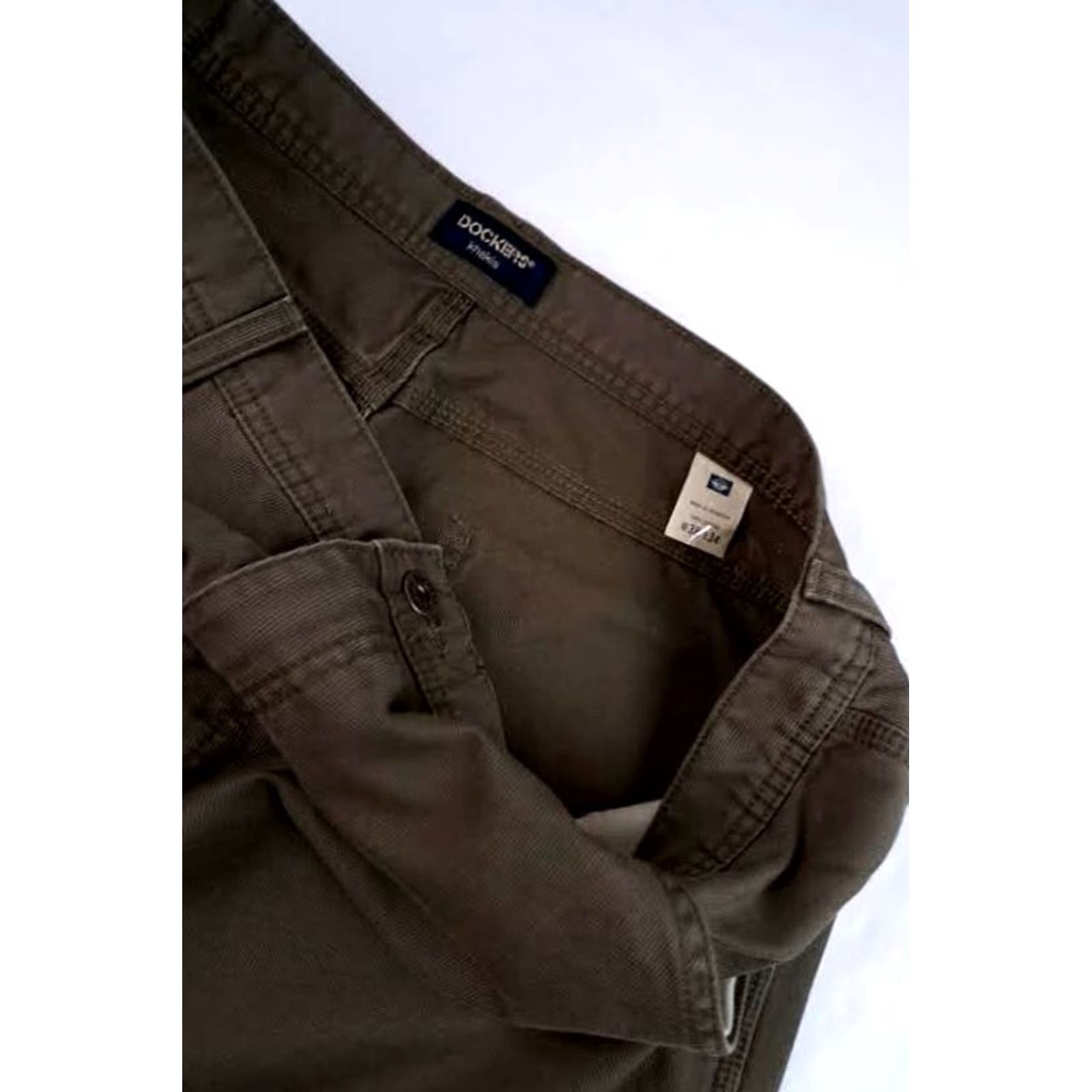 Dockers Dockers Cargo Pants Green 34 32 Inseam Mens Regular Waist 38 1/2 - 32 1/2 Inseam Kahki's Utility Cargo Pants 90s style Size US 34 / EU 50 - 2 Thumbnail