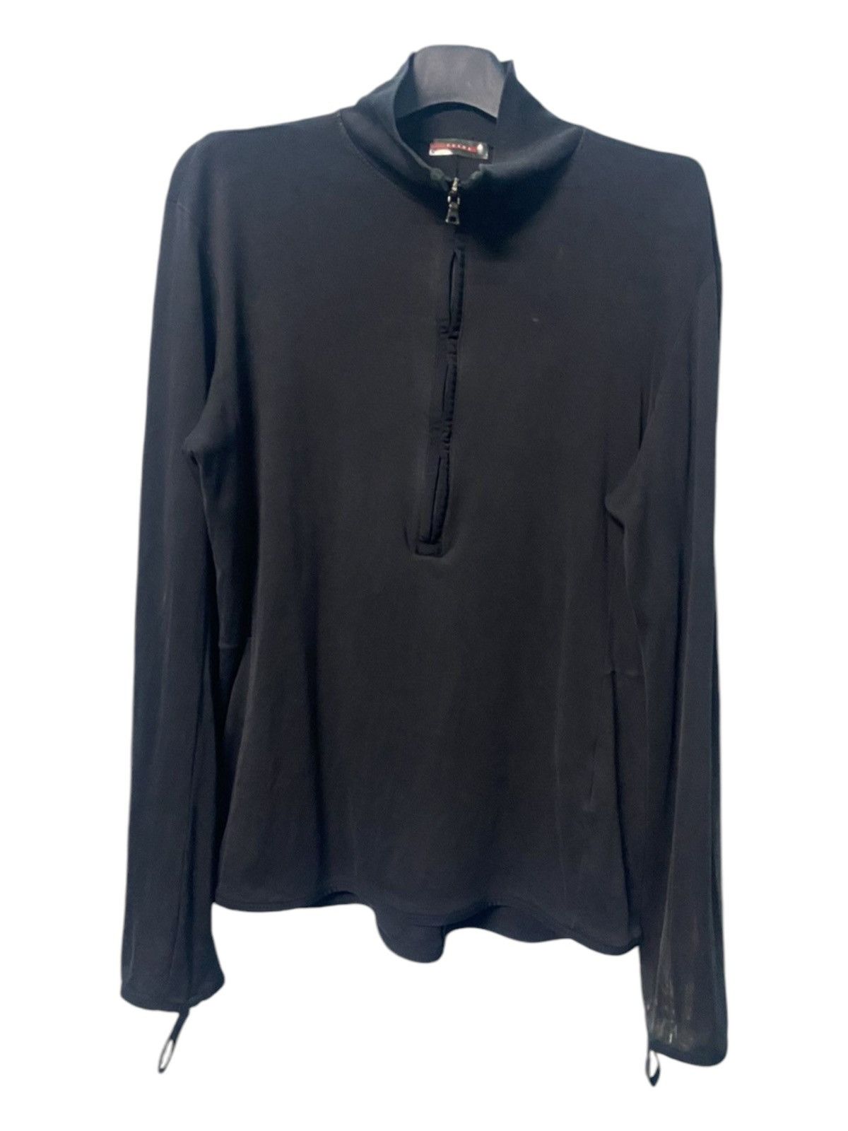 Prada Authentic Prada Half Zipper Pullover Shirt Size US L / EU 52-54 / 3 - 1 Thumbnail