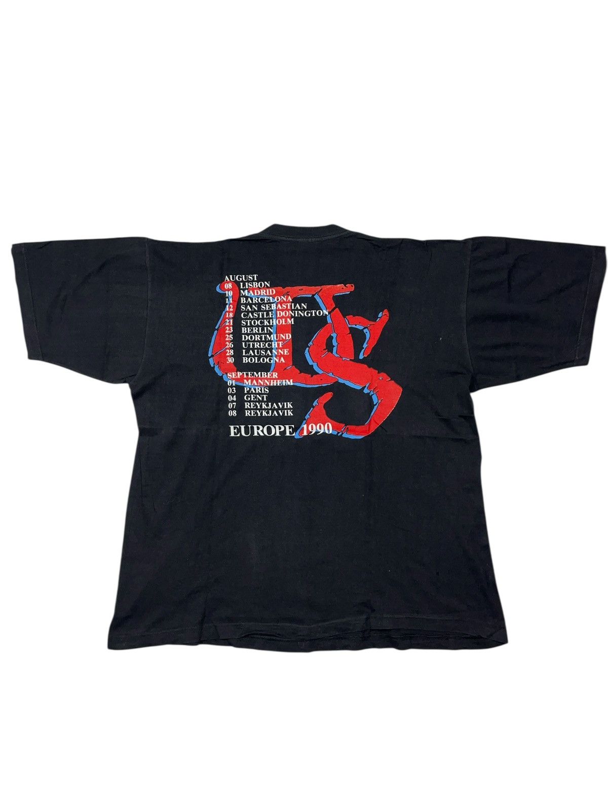 Band Tees × Vintage Vintage Whitesnake 1990 Europe Tour T-shirt Rock Metal Band Size US XL / EU 56 / 4 - 2 Thumbnail