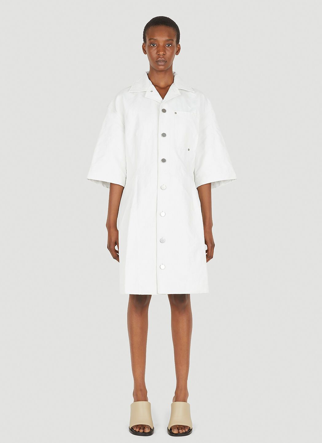 Bottega Veneta Button Down Dress Size XS / US 0-2 / IT 36-38 - 1 Thumbnail