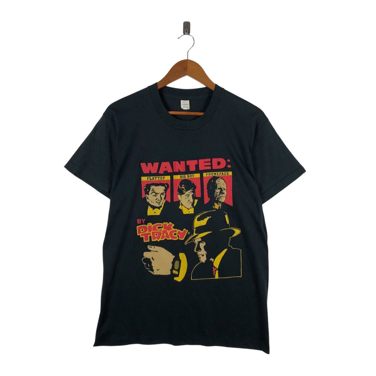 Vintage DICK TRACY Comic Hero Movie Vintage T-Shirt Size US L / EU 52-54 / 3 - 1 Thumbnail