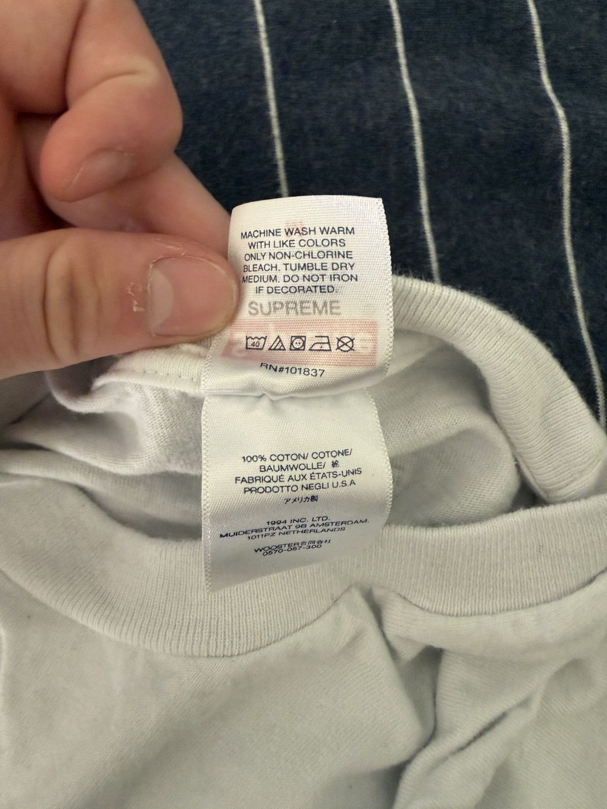 Supreme Supreme x Bianca Jebbia 50th Anniversary Box Logo Tee White Size US M / EU 48-50 / 2 - 6 Thumbnail