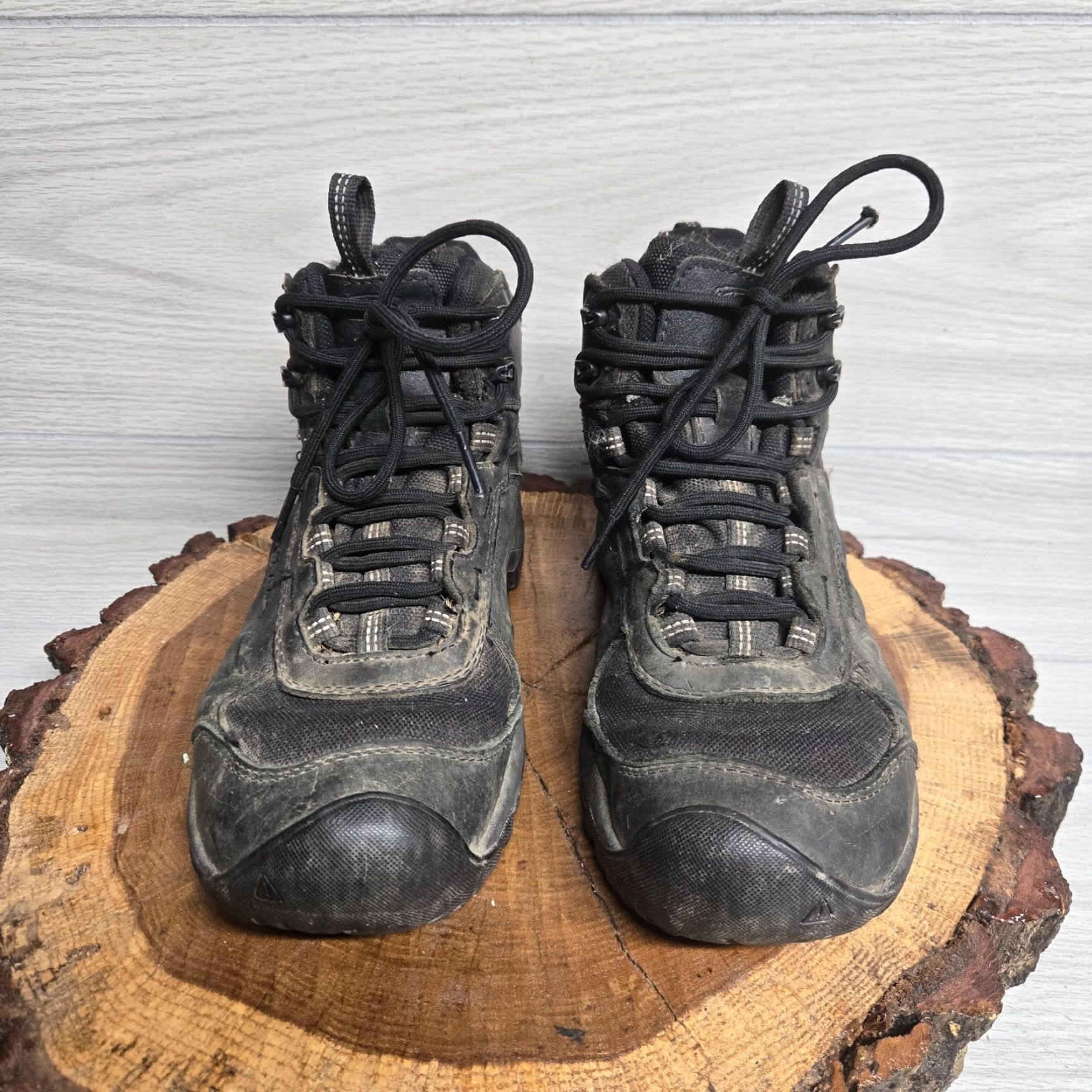 KEEN KEEN Steens Mid Polar Black Waterproof Boots Adult Women Size 8.5 Black Winter Hiking Shoes 1023963 Mens Womens Girls? Size US 8.5 / IT 38.5 - 3 Thumbnail