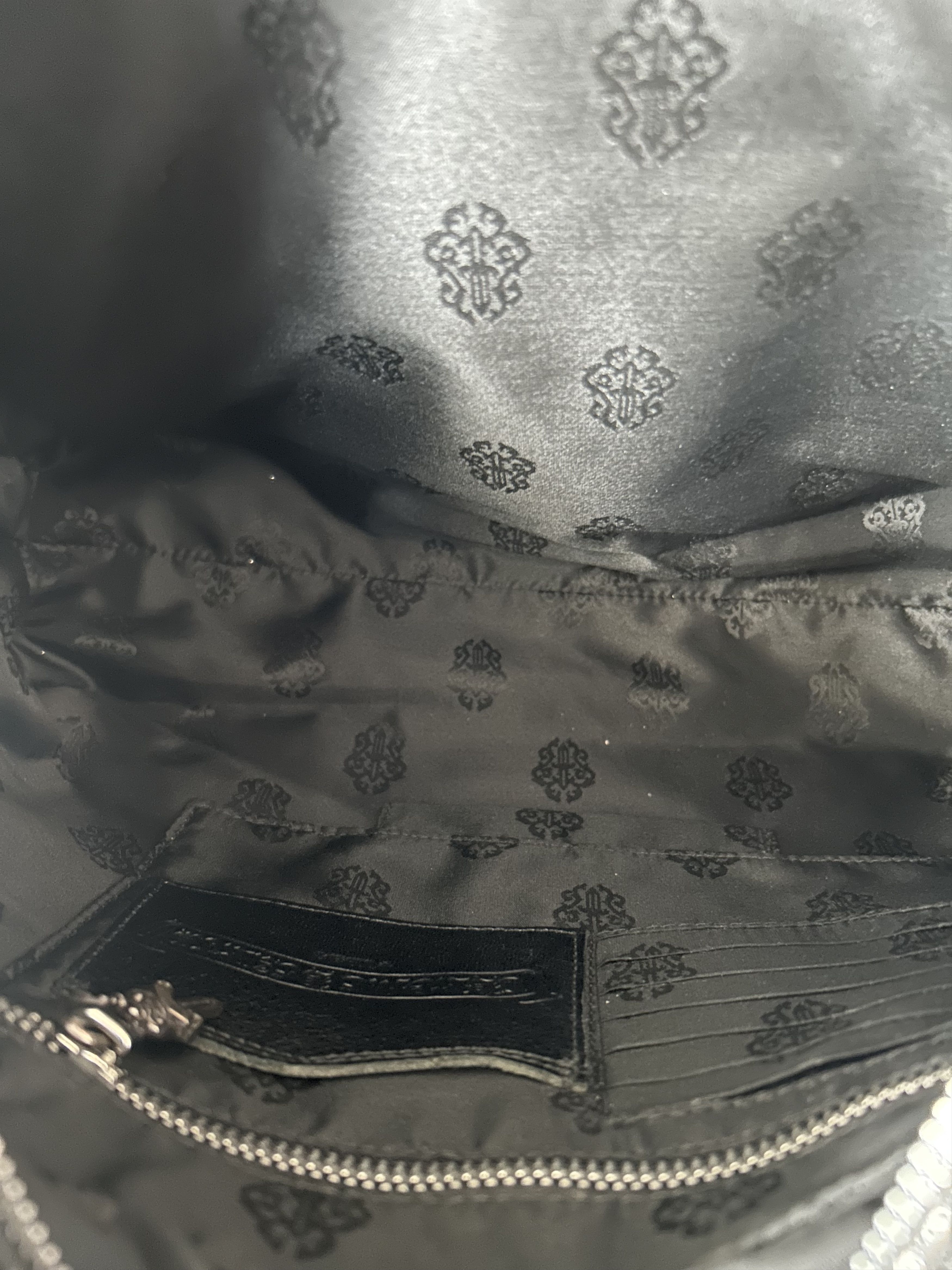Chrome Hearts Chrome Hearts Silver Fleur De Lis Flared Fringe Hobo Bag Size ONE SIZE - 3 Thumbnail