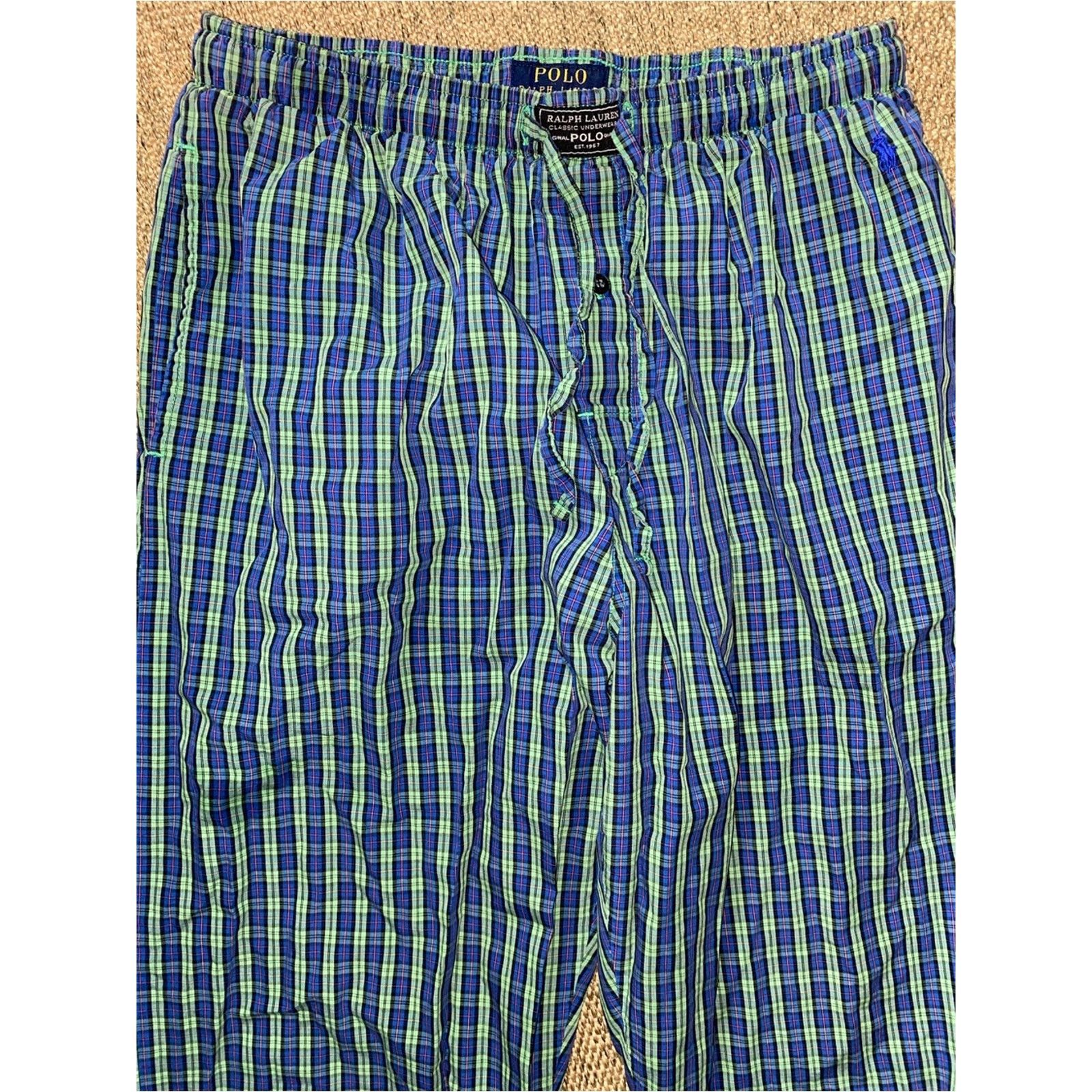 Polo Ralph Lauren Polo Ralph Lauren $48 Plaid Woven Cotton Pajama Pant Med Size ONE SIZE - 4 Thumbnail
