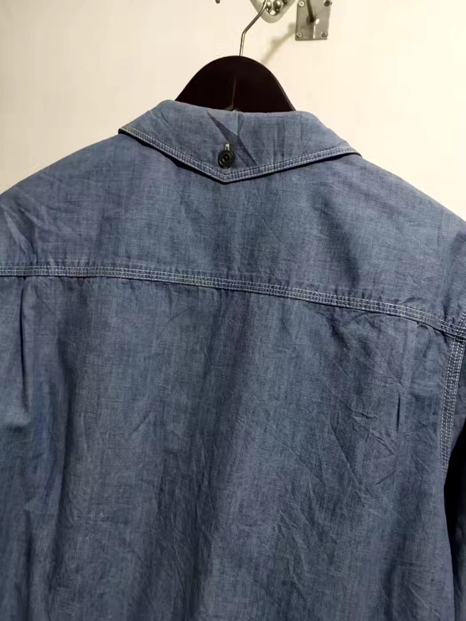 Lemaire × Uniqlo Uniqlo X Lemaire Chambray Classic Worker Jacket Size US L / EU 52-54 / 3 - 11 Thumbnail
