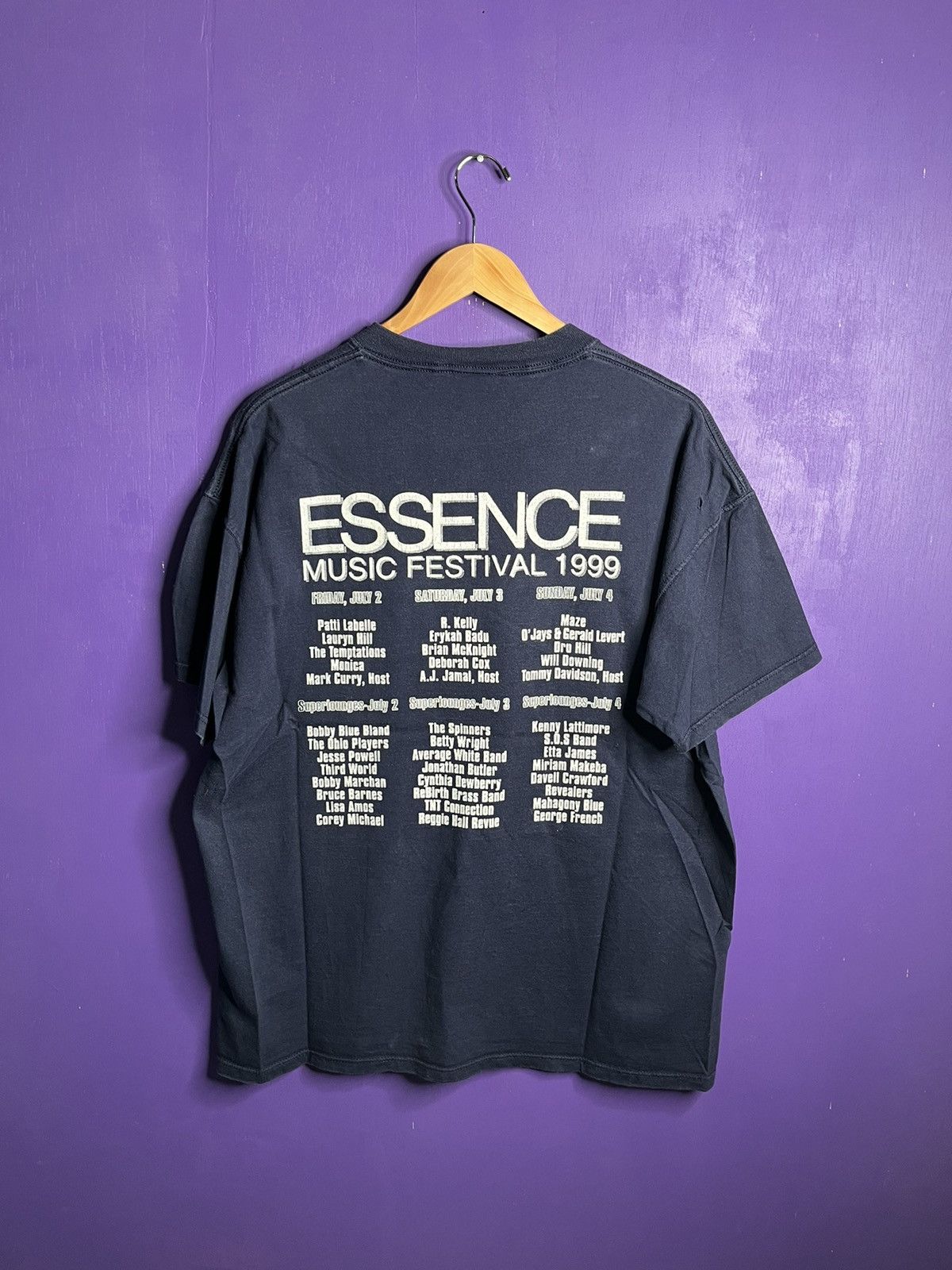 Band Tees × Vintage Vintage 1999 Essence music festival lineup t-shirt Size US L / EU 52-54 / 3 - 2 Thumbnail
