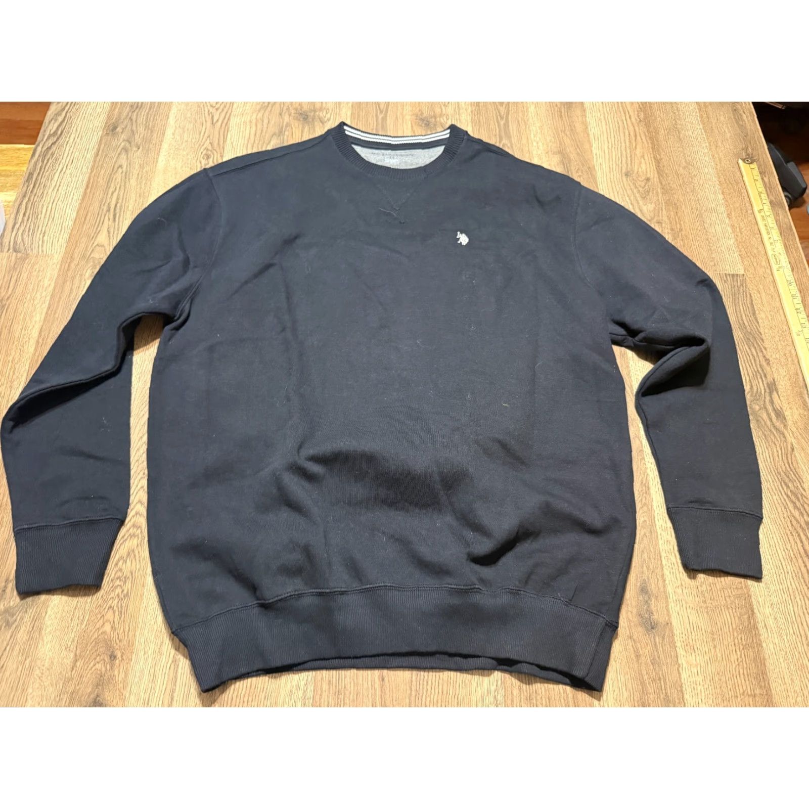 Vintage US Polo Assn. Sweater Mens Size M Black Crewneck Pullover Logo Knit Casual Size US M / EU 48-50 / 2 - 2 Thumbnail