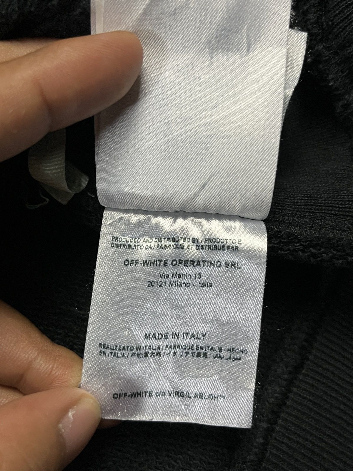 Champion × Off-White FW17 Off-White Champion Distressed Hoodie Size US M / EU 48-50 / 2 - 8 Thumbnail