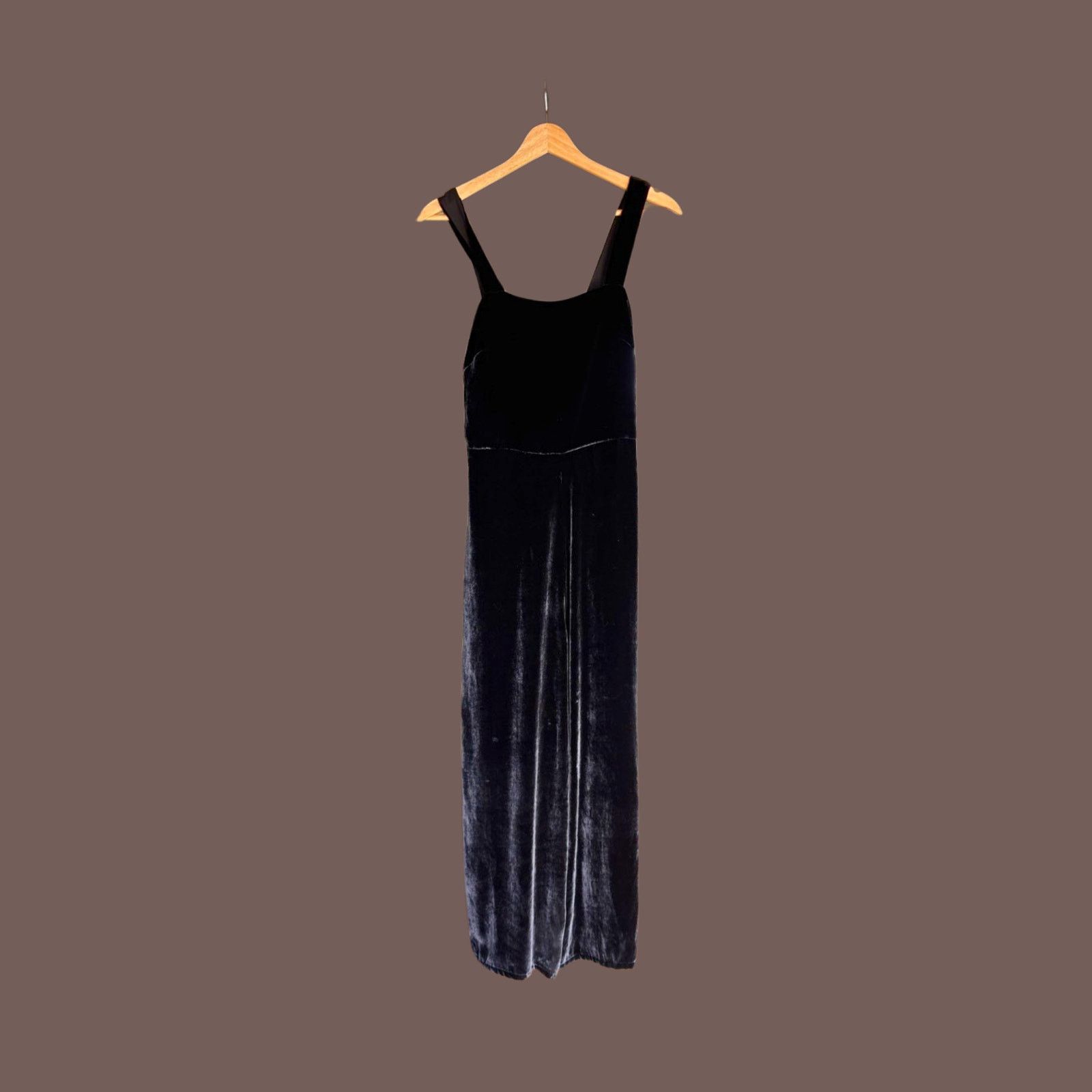 Madewell Madewell Velvet Jumpsuit | Cropped Silk Blend | Archive Luxe Size 24" / US 00 / IT 34 - 1 Thumbnail