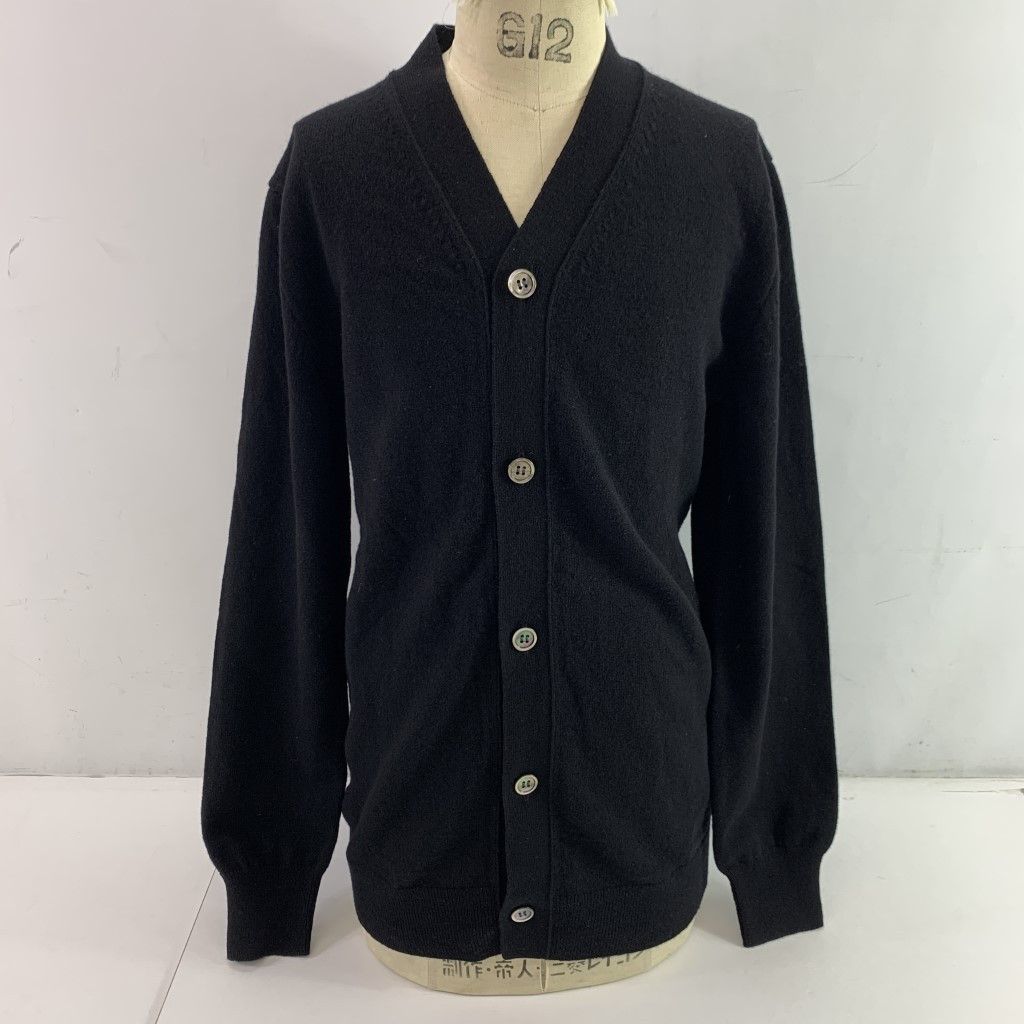 Comme des Garcons SHIRT Sweater Knit Button Cardigan Wool Black Size US XS / EU 42 / 0 - 1 Thumbnail