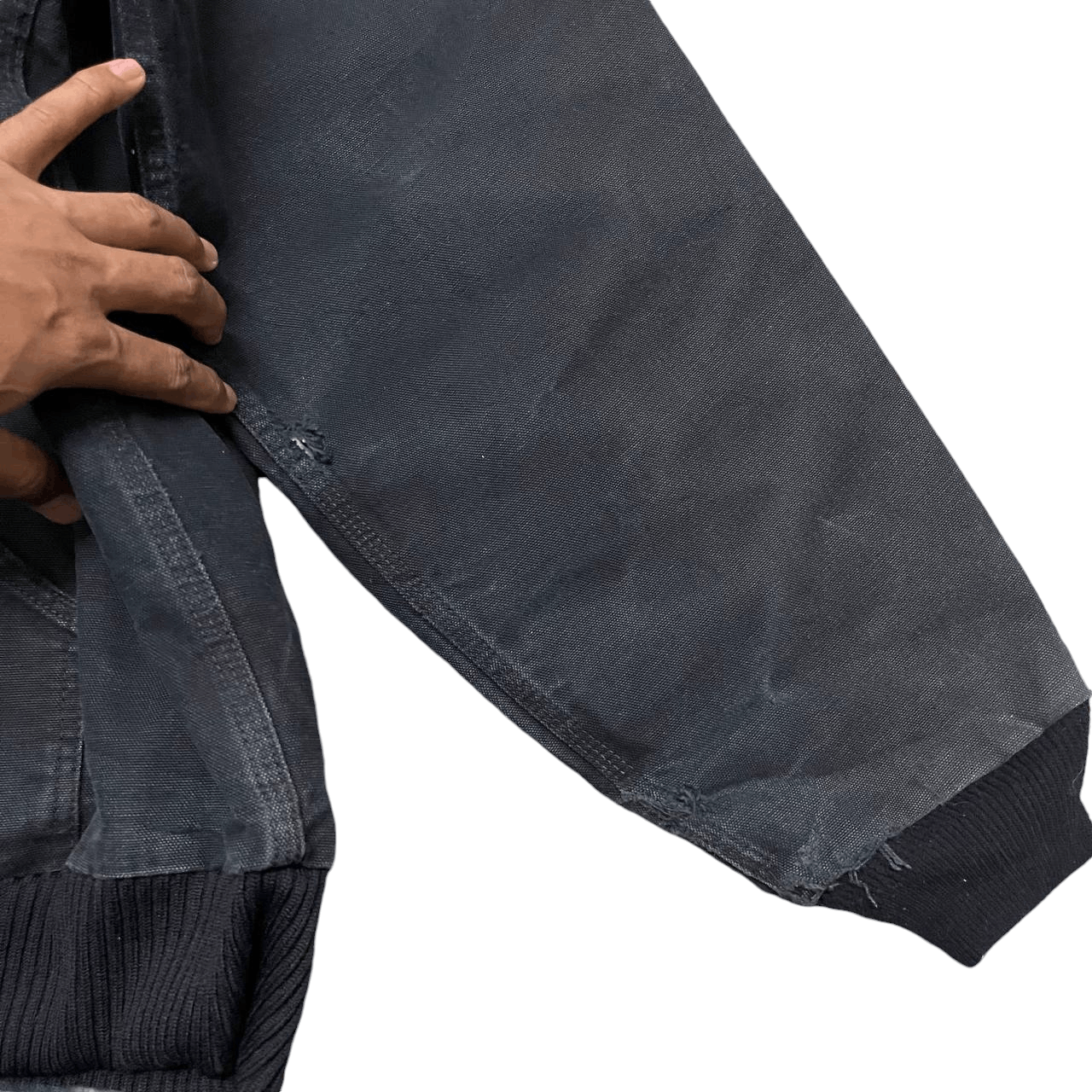 Carhartt Vintage Carhartt Distressed Active Jacket J140 BLk Size US XXL / EU 58 / 5 - 6 Thumbnail