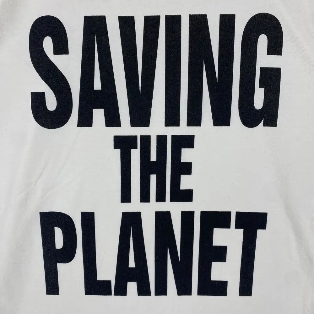 Designer KATHARINE HAMNETT Saving The Planet Long Sleeve Tee Shirt Size US M / EU 48-50 / 2 - 2 Thumbnail