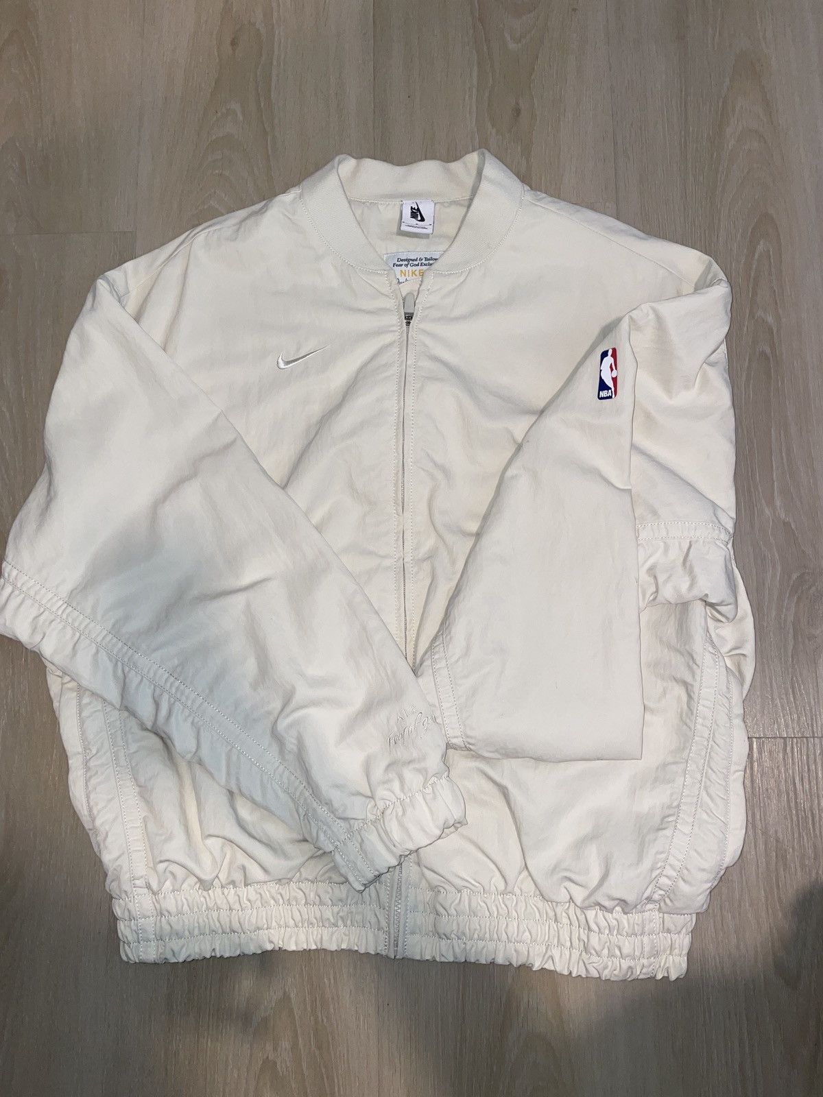 image of Fear Of God x Nike Jacket in Tan, Men's (Size Medium)