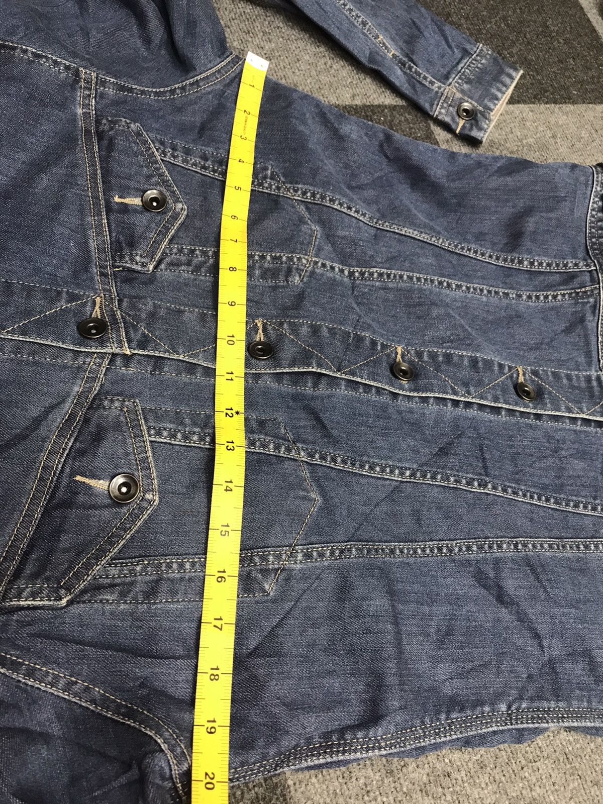 Japanese Brand BACK NUMBER Slim Fit Trucker Size US M / EU 48-50 / 2 - 12 Thumbnail