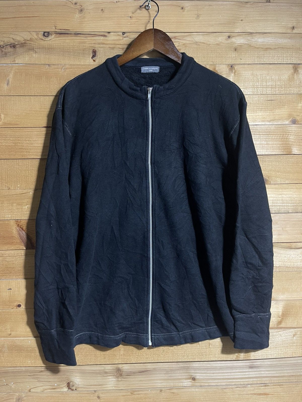 Vintage AD1999 comme des garcon homme sweatshirt zipper