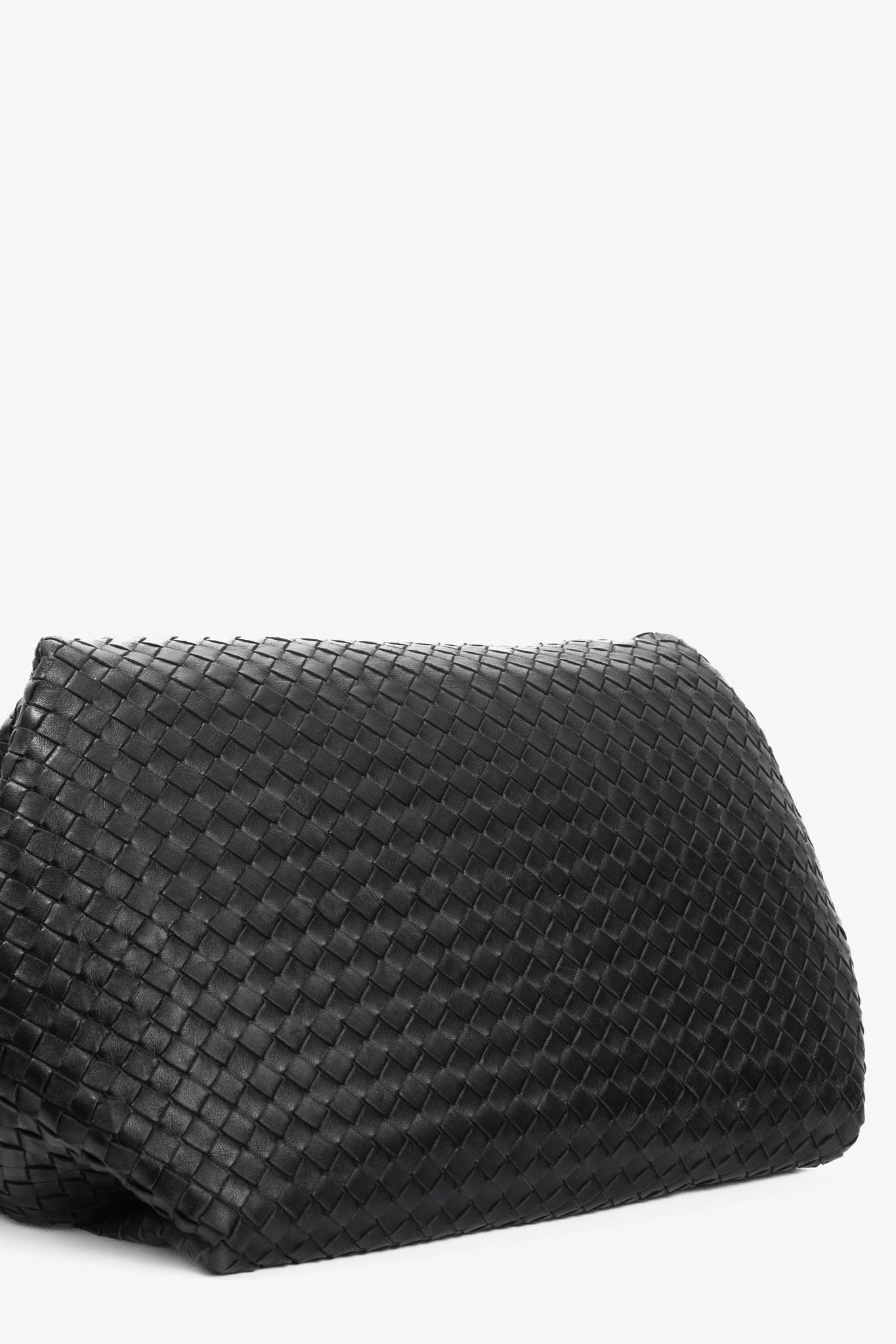 Bottega Veneta Bottega Veneta Black Intrecciato-Leather Handbag Size ONE SIZE - 5 Thumbnail