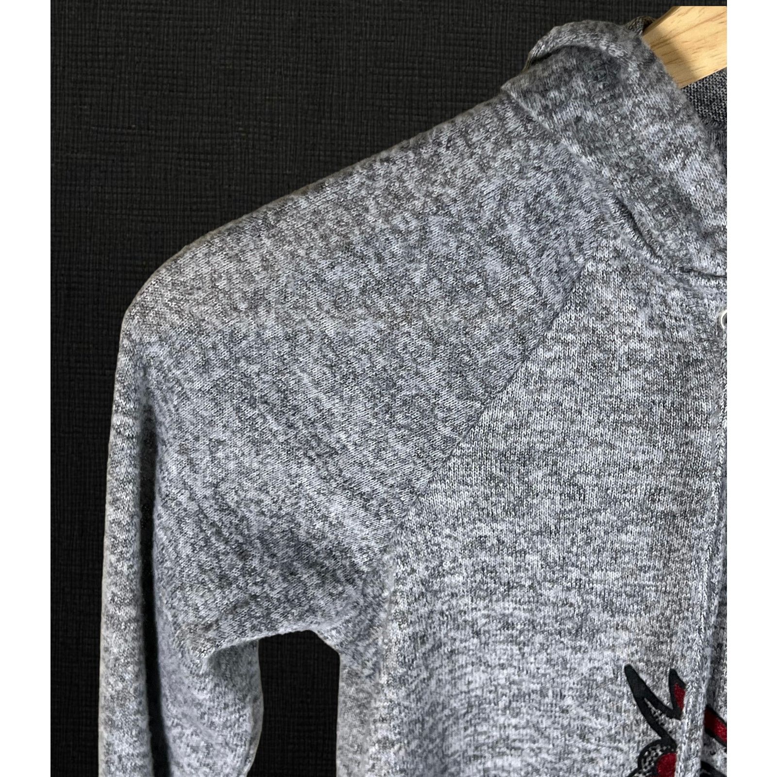 Other Owl Grey Hoodie Pullover Long Sleeve Shirt Size XS / US 0-2 / IT 36-38 - 5 Thumbnail