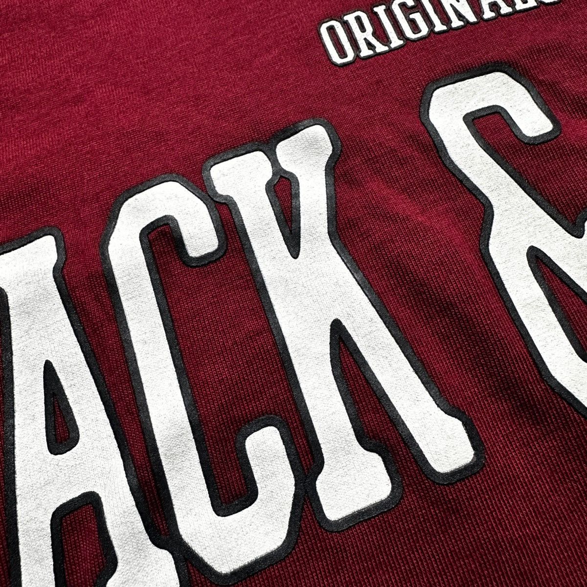 Jack & Jones Men's T-Shirt Burgundy Red Originals Graphic LogoTee XL Size US XL / EU 56 / 4 - 2 Thumbnail