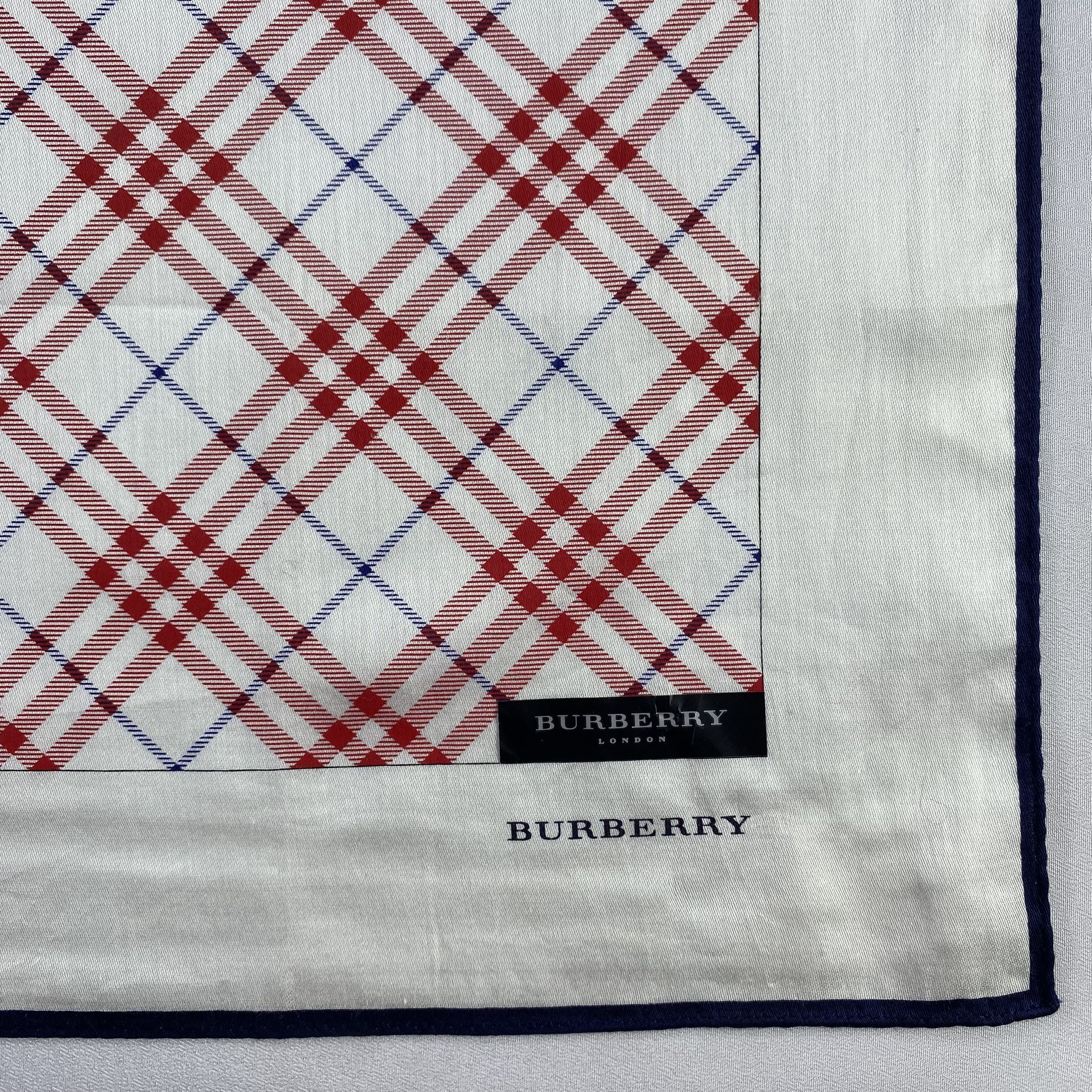 Burberry × Vintage Burberry Handkerchief / Neckerchief / Bandana-P1525 Size ONE SIZE - 3 Thumbnail