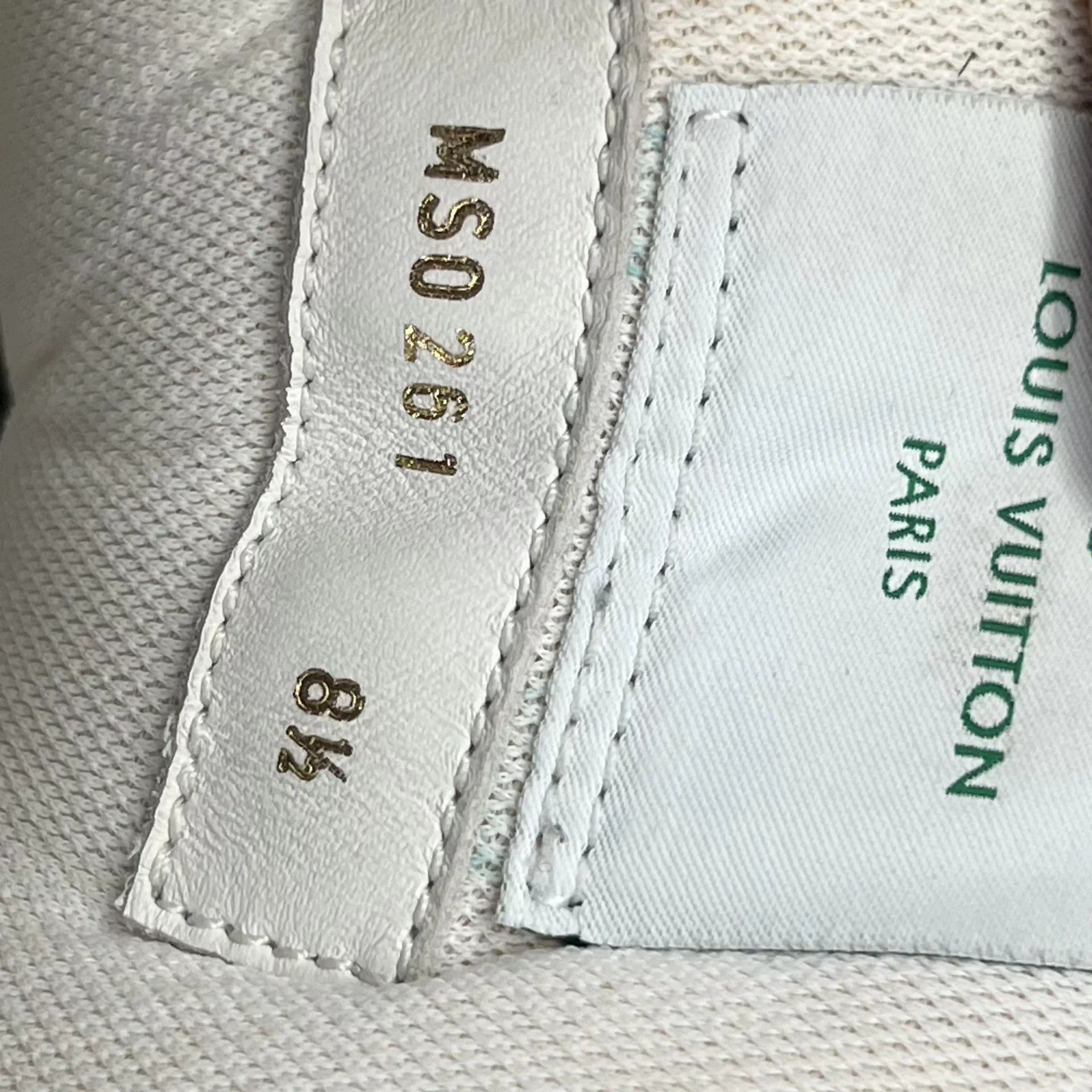 Louis Vuitton LV Trainer White Green Velcro 8.5 US 99 New Size US 9.5 / EU 42-43 - 4 Thumbnail