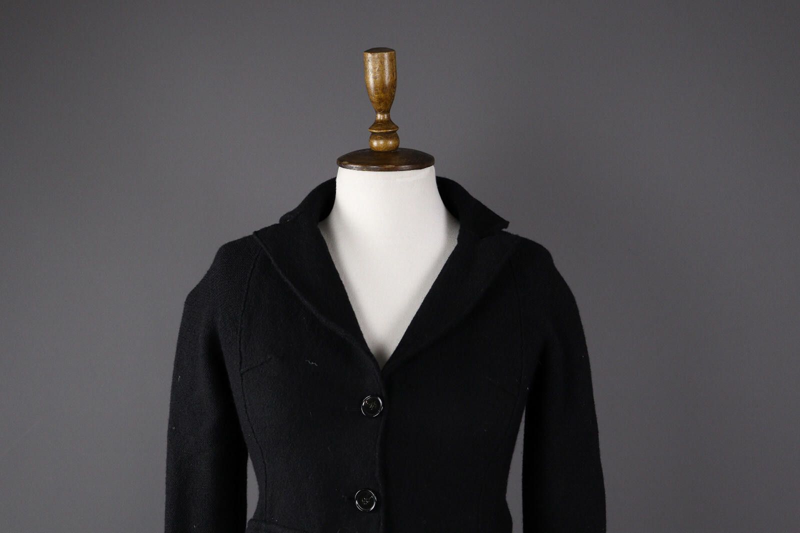 Designer Marc Cain Wool Classic Basic Casual Blazer Jacket Size 3 Size M / US 6-8 / IT 42-44 - 2 Thumbnail