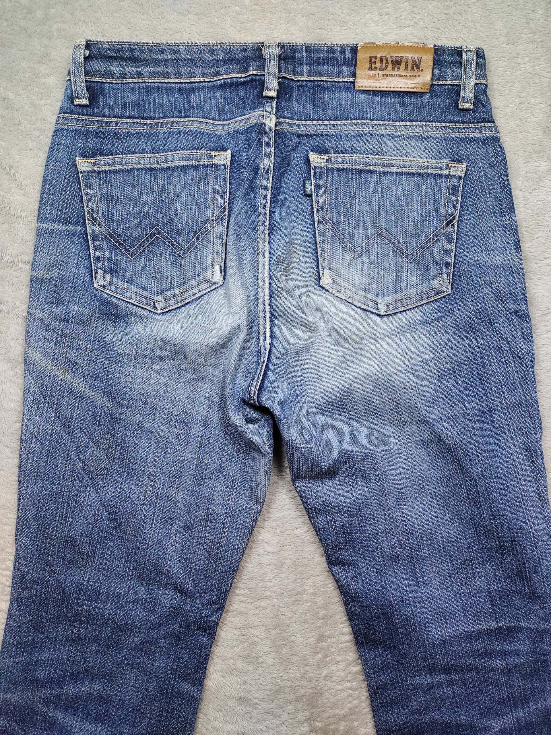 Edwin Y2K DISTRESSED MISS EDWIN BOOT CUT FLARE JEANS Size 31" - 4 Thumbnail