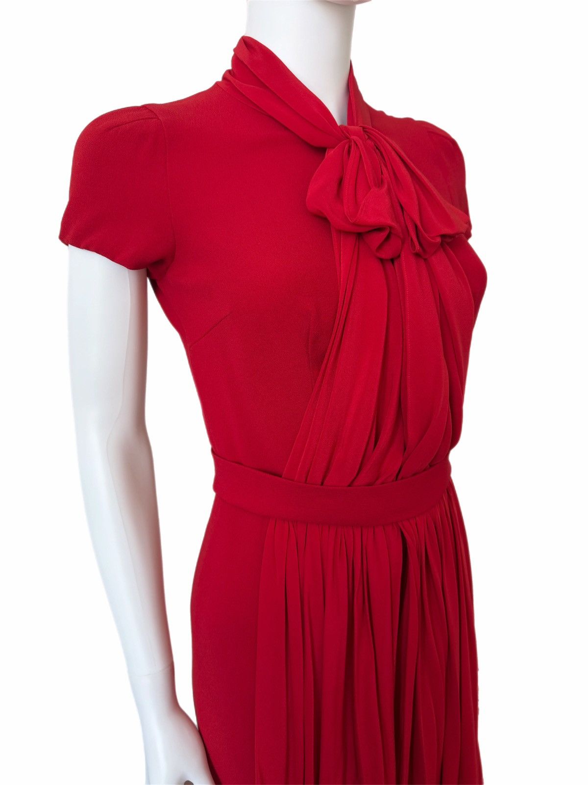 Moschino Moschino Cheap and Chic vintage red bow-neck dress Size S / US 4 / IT 40 - 4 Thumbnail