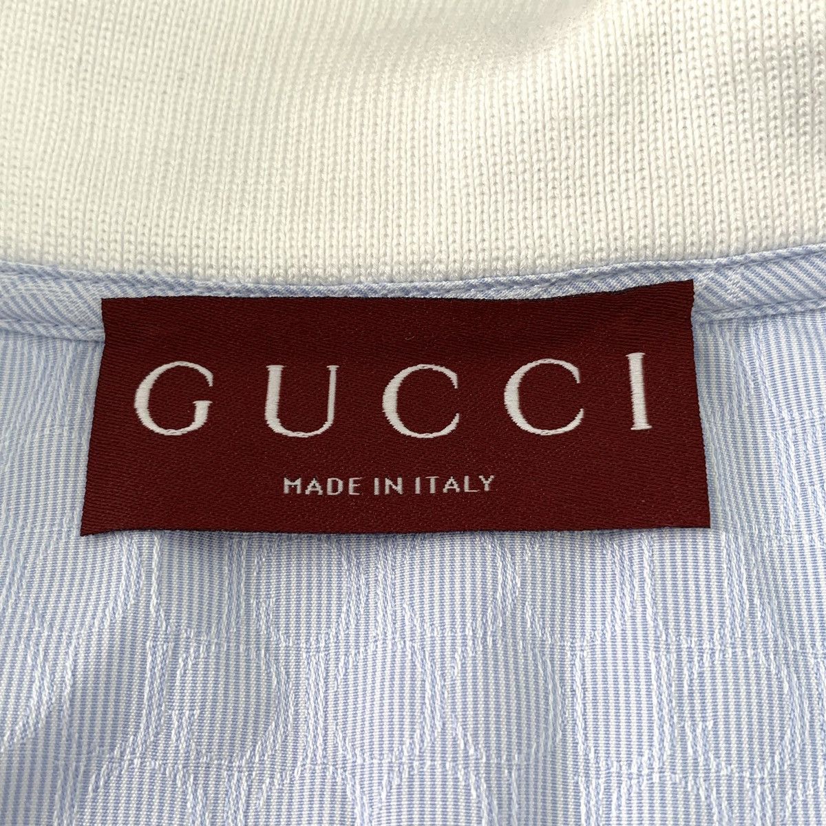 Gucci Gucci Blue All-over Logo Jacquard Short Sleeve Dress K26WX Size XS / US 0-2 / IT 36-38 - 5 Thumbnail