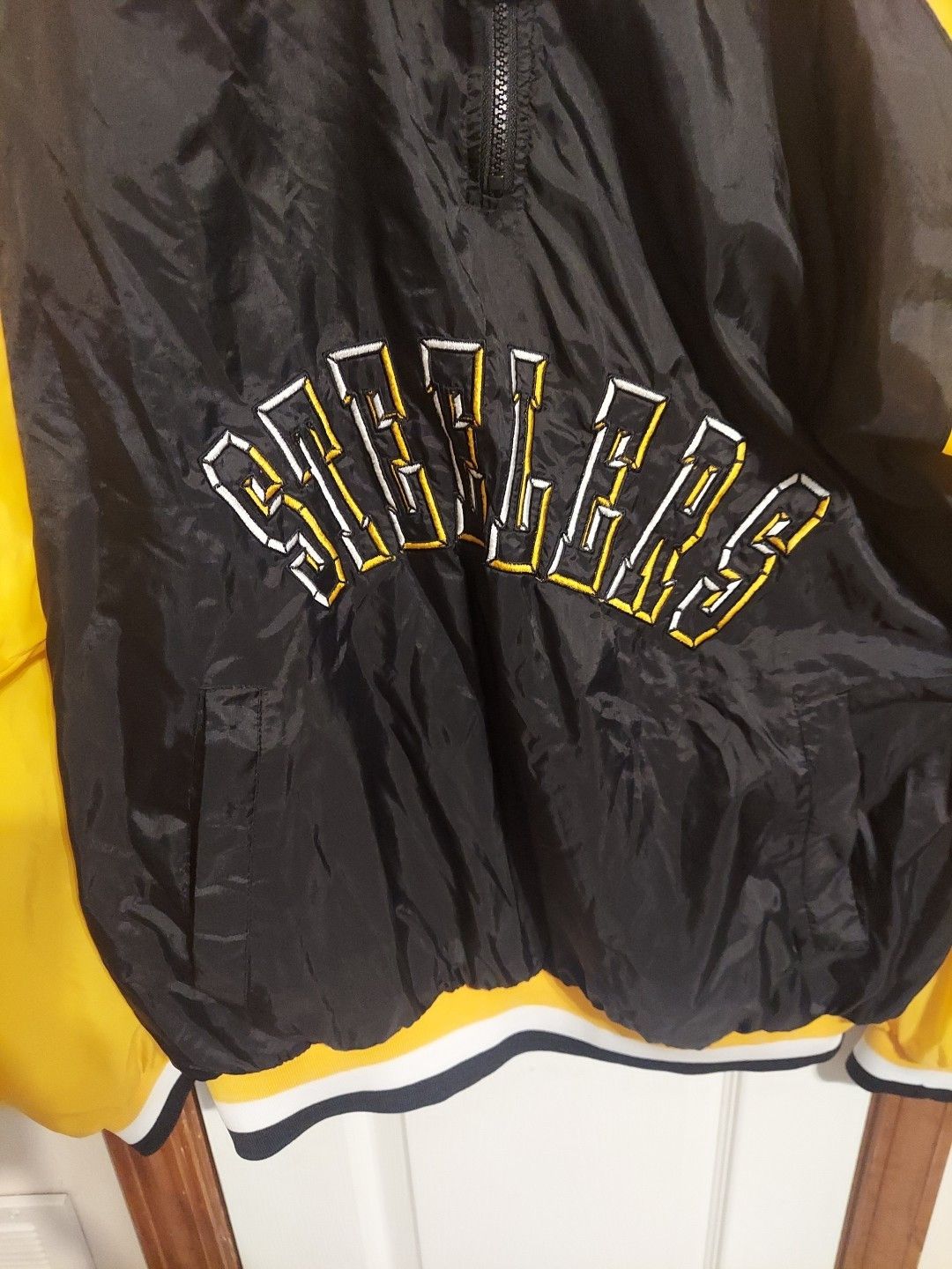 Chalk Line Vintage CHALK LINE Pittsburgh Steelers NFL Pullover Jacket Size US L / EU 52-54 / 3 - 2 Thumbnail
