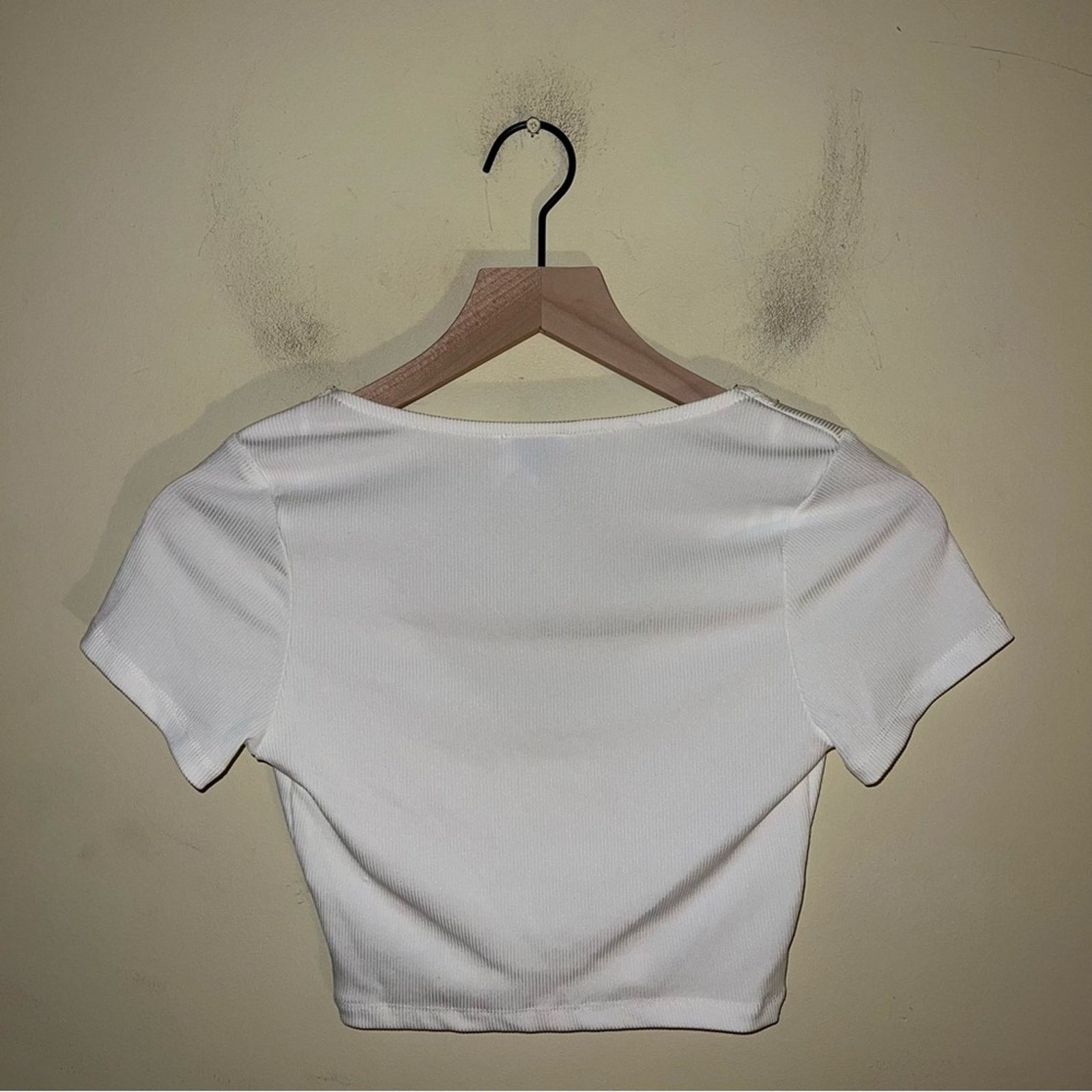 PRINCESS POLLY PRINCESS POLLY lace detail cropped blouse 4 Size S / US 4 / IT 40 - 2 Thumbnail