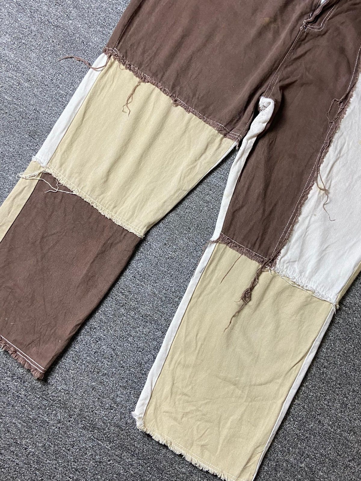 Shein Shein Brand Brown Patches Style Pants (148) Size US 41 - 9 Thumbnail