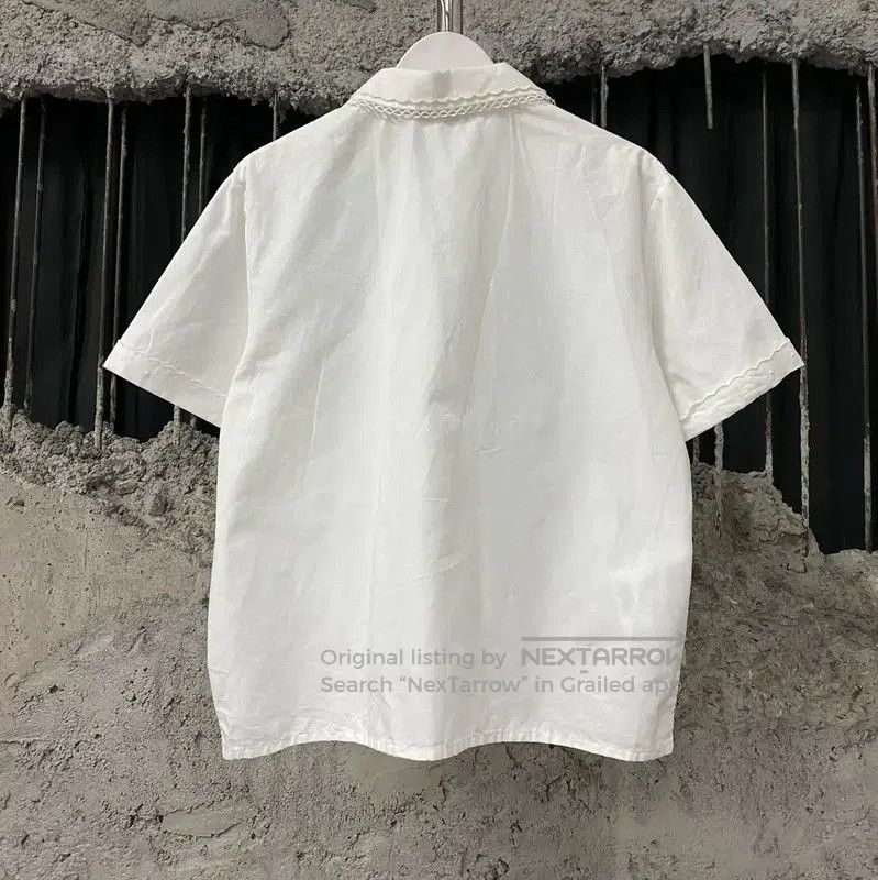 Miu Miu Miu Miu Summer White Cotton Short Sleeve Shirt . Size XXS / US 00 / IT 34 - 2 Thumbnail