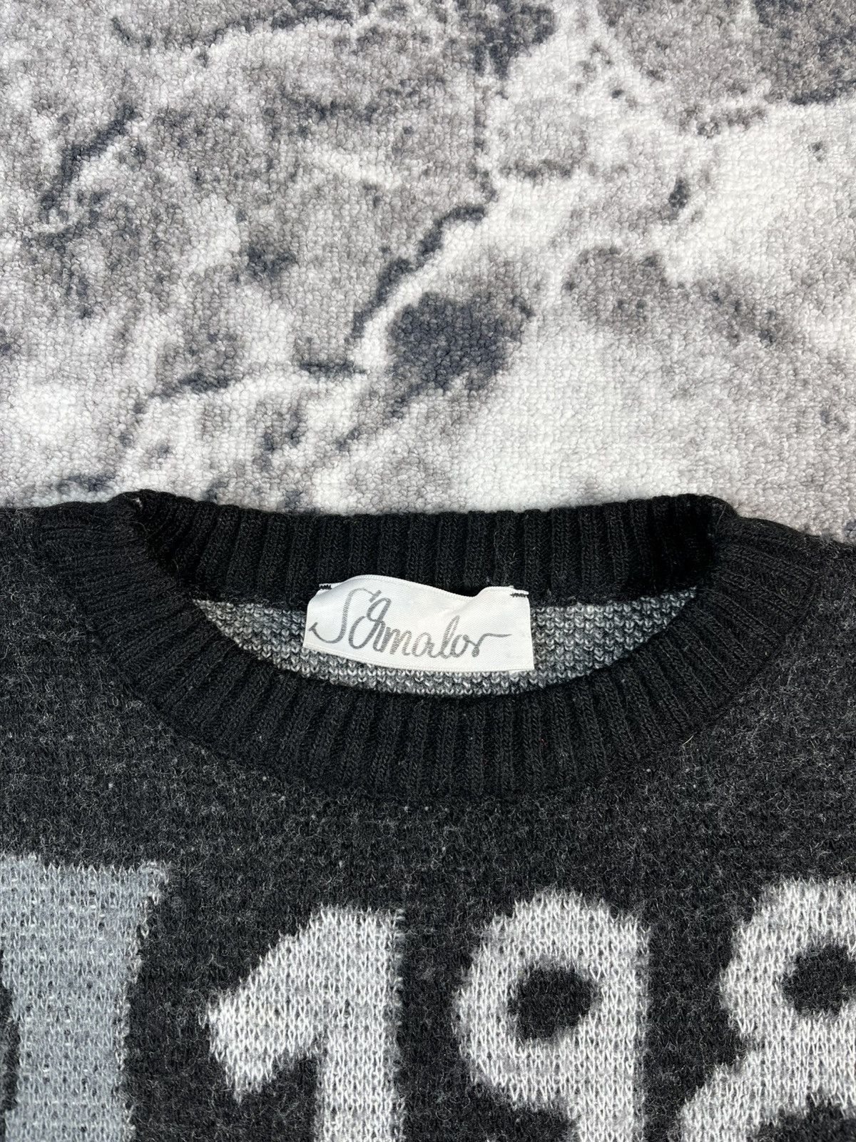 Other Vintage 1988 Teddy Bear Knit Sweater USSR Style Size US L / EU 52-54 / 3 - 6 Thumbnail
