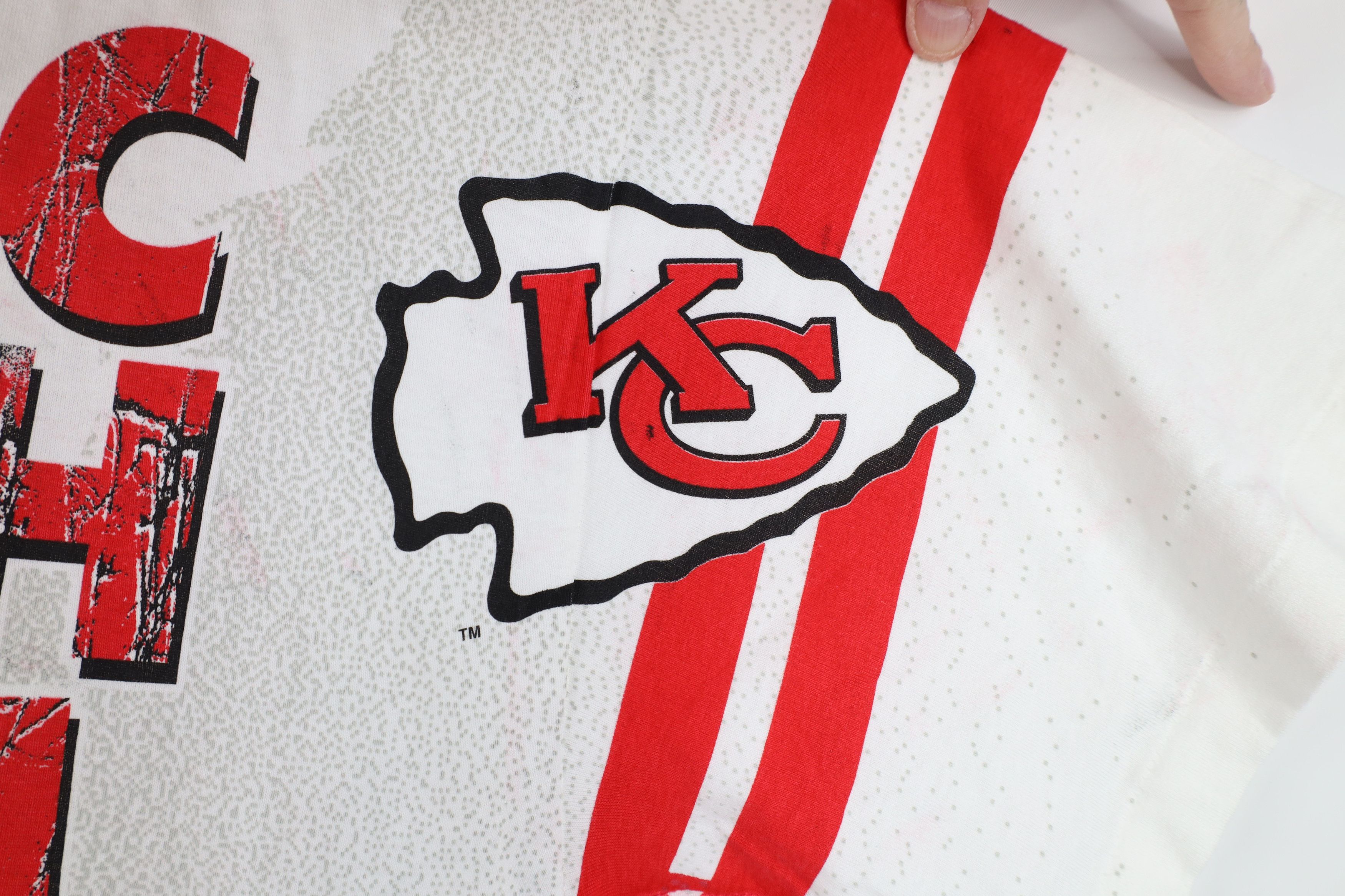 Vintage Vintage 90s City Chiefs Football All Over Print T-Shirt USA Size US XL / EU 56 / 4 - 8 Thumbnail