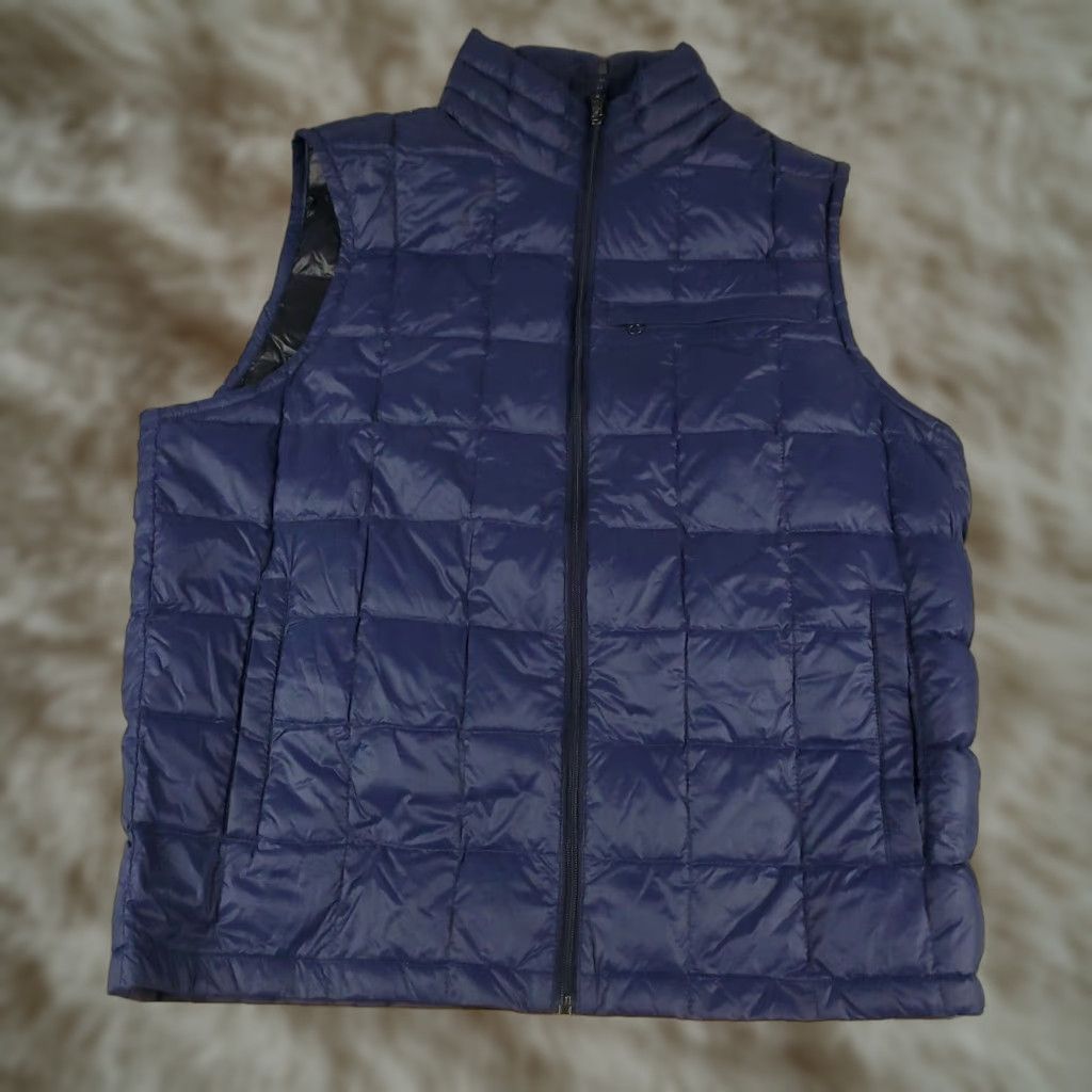 Vintage Hawke & Co Vest Mens Size Large Blue Puffer Full Zip Jacket Size US L / EU 52-54 / 3 - 1 Thumbnail