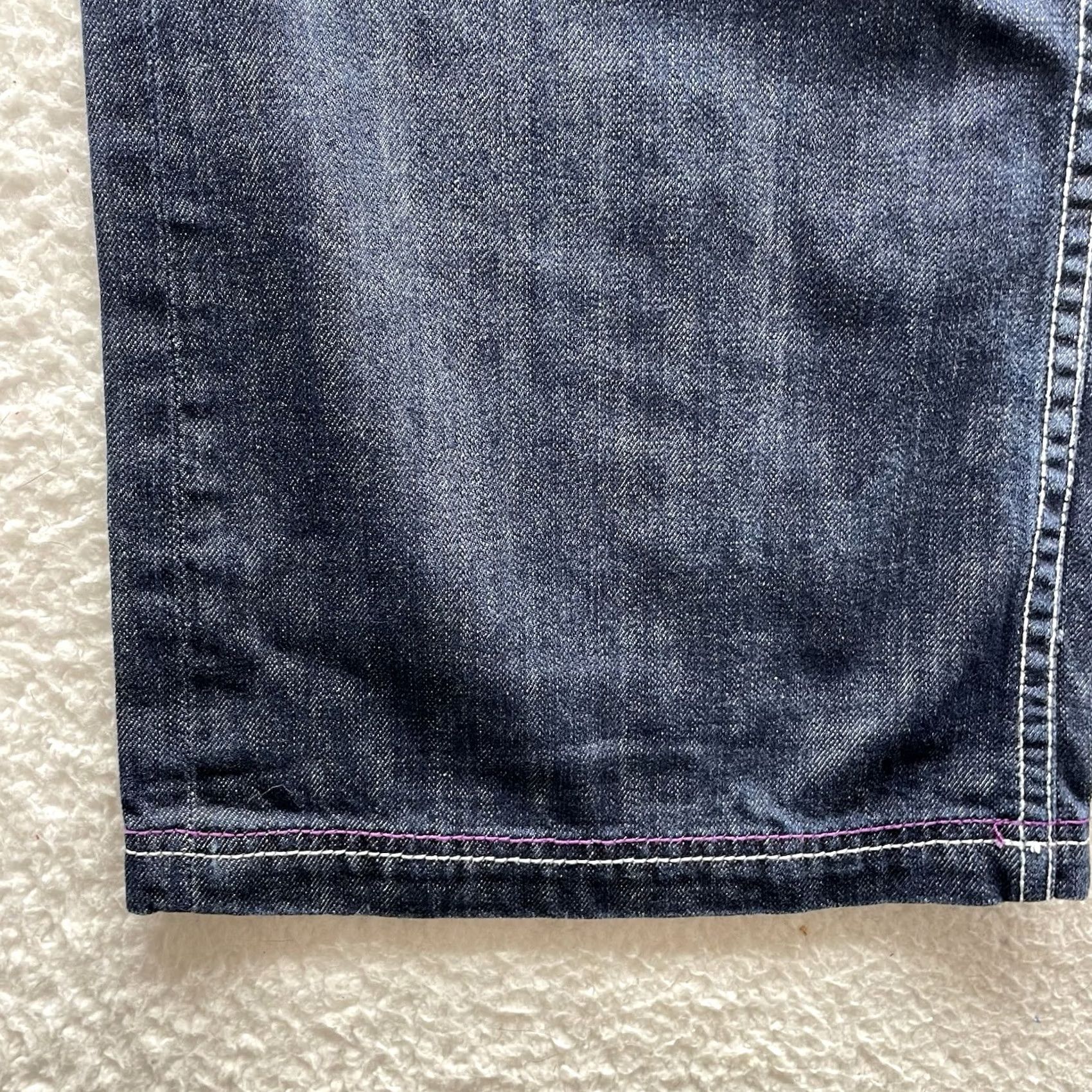 Pepe Jeans VTG Pepe Jeans Jeans Baggy Wide-Leg 42x33 5-Pocket Embroidered Denim Mens 90s Hip Hop Vintage Blue Size US 42 / EU 58 - 6 Thumbnail