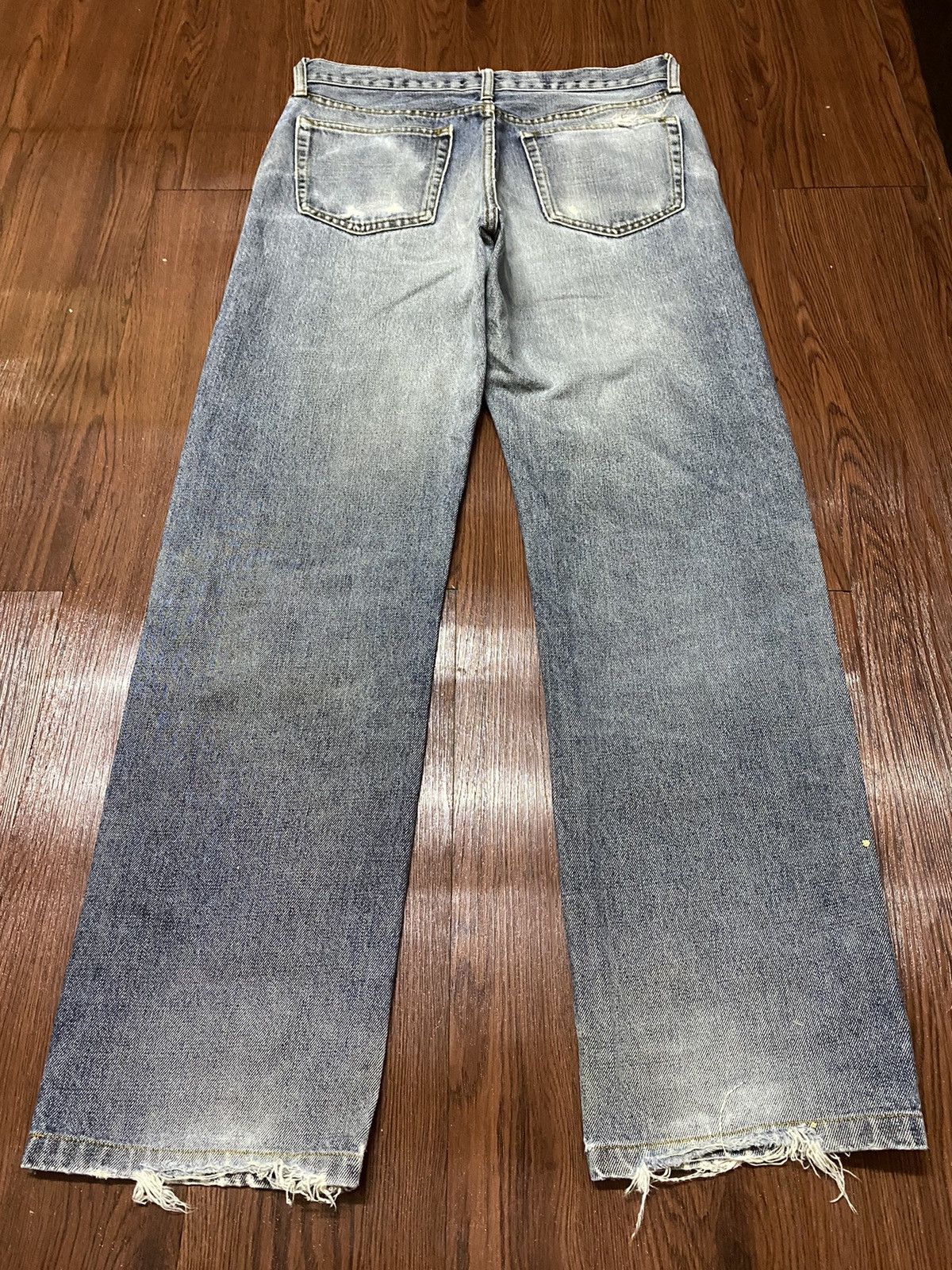 Japanese Brand Vintage Japanese Brand Faded Wash Straight Jeans Size US 31 - 12 Thumbnail