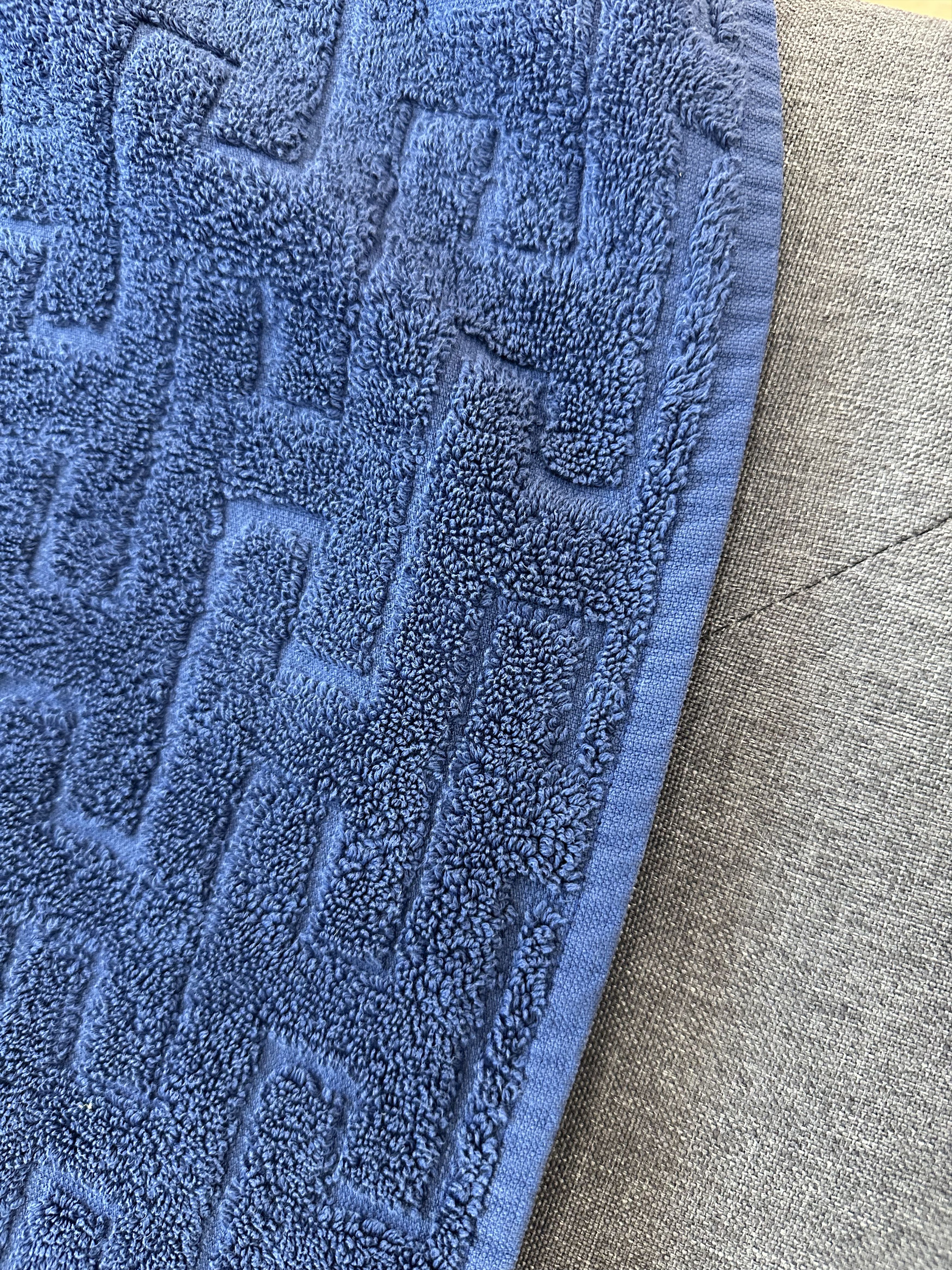 Hermes Hermes Stairs Towel Blue Size ONE SIZE - 3 Thumbnail