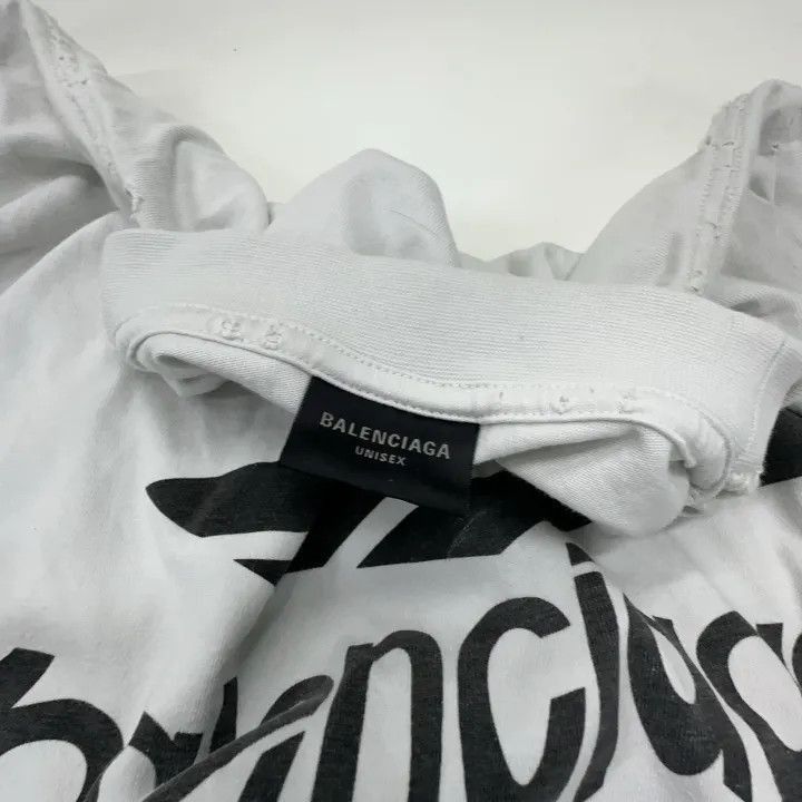 Balenciaga Balenciaga Balenciaga SS25 Logo Print Short Sleeve TShirt Size US M / EU 48-50 / 2 - 3 Thumbnail