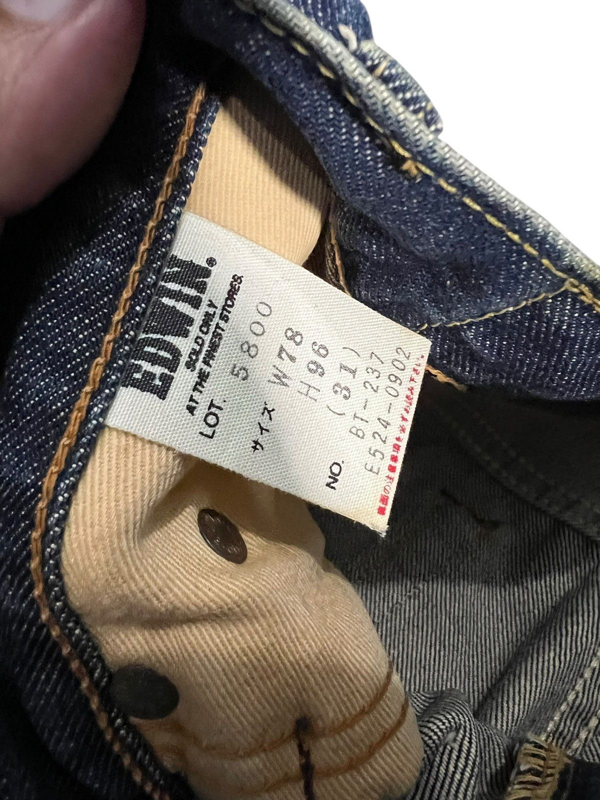 Edwin FLARE EDWIN 800SX BOOTCUT JEAN🔥 Size US 30 / EU 46 - 20 Thumbnail