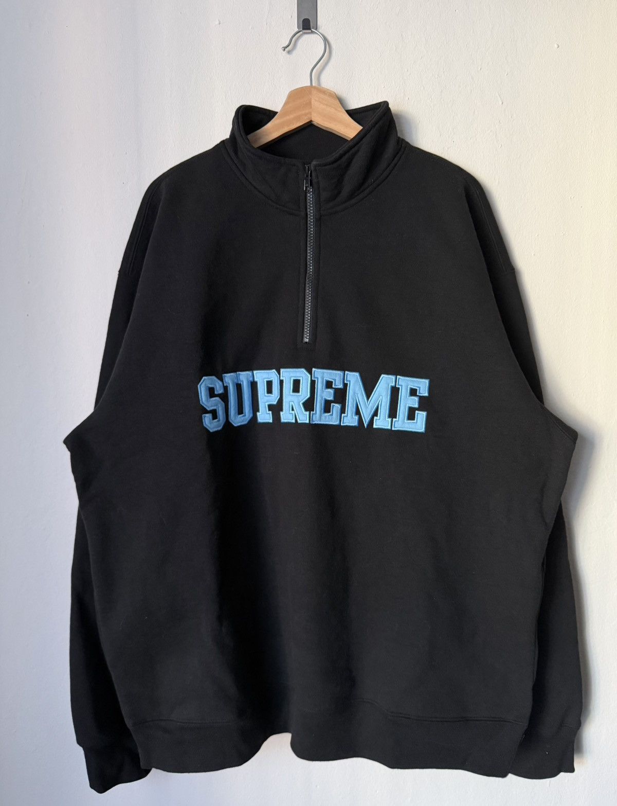 Supreme Supreme Umbro Zip Up Sweater - Light Blue - XXL - DS | Grailed