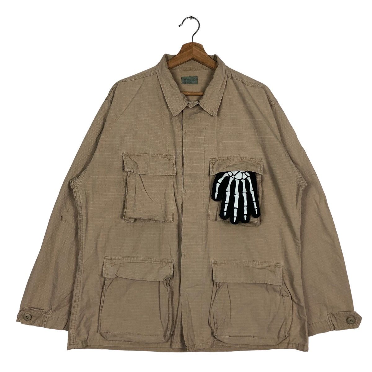 Vintage 🔥60’s True Vintage Cargo Multi Pocket Jacket Size US M / EU 48-50 / 2 - 2 Thumbnail