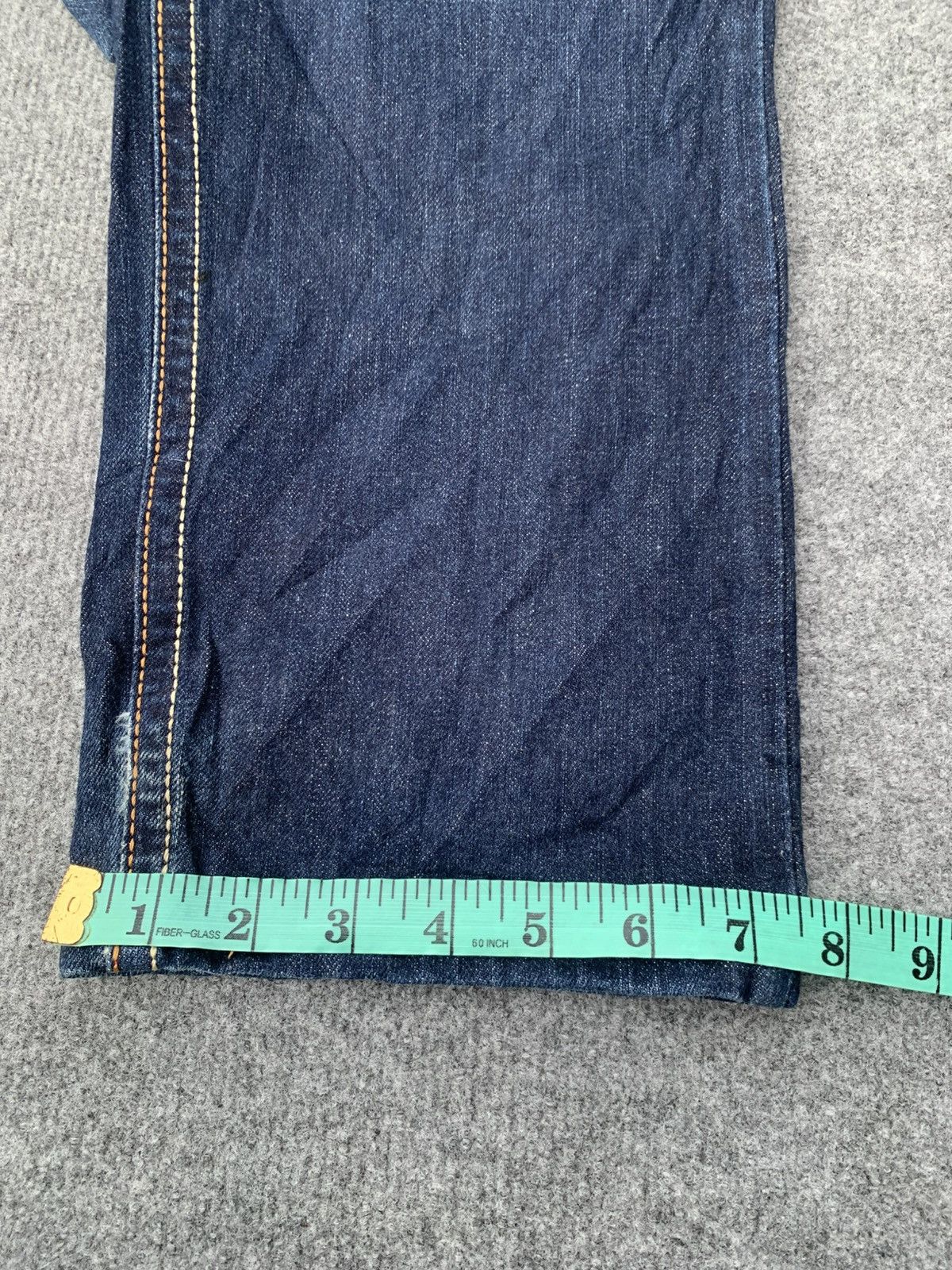 Edwin Edwin Buffalo head nice faded & rare for Japanese denim. Size US 34 / EU 50 - 10 Thumbnail